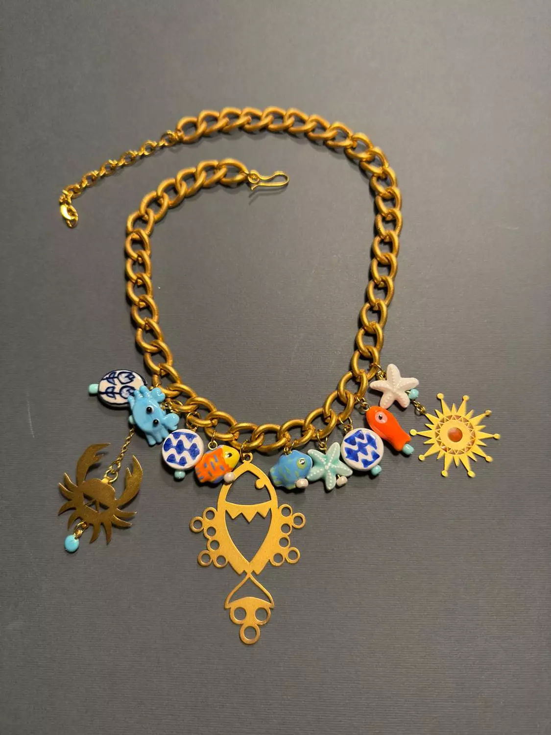 Gold Plated sea Necklace image