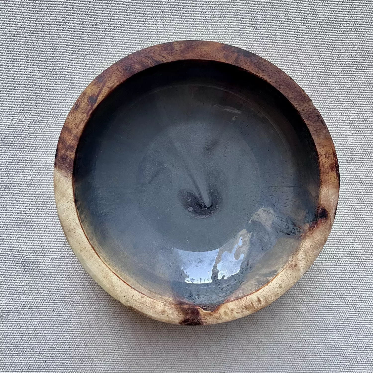 Grey Wood Bowl image