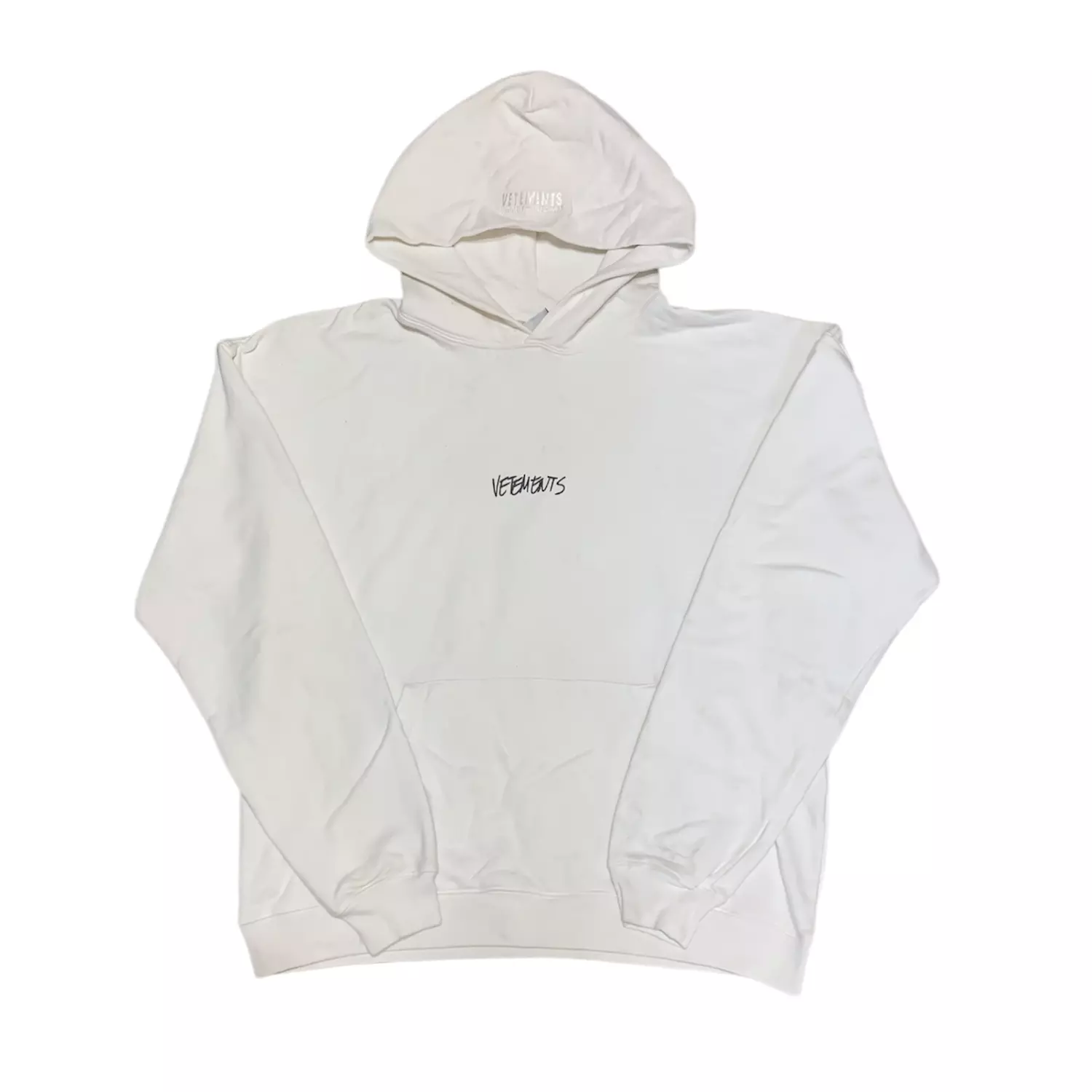 Vetements spellout hoodie image