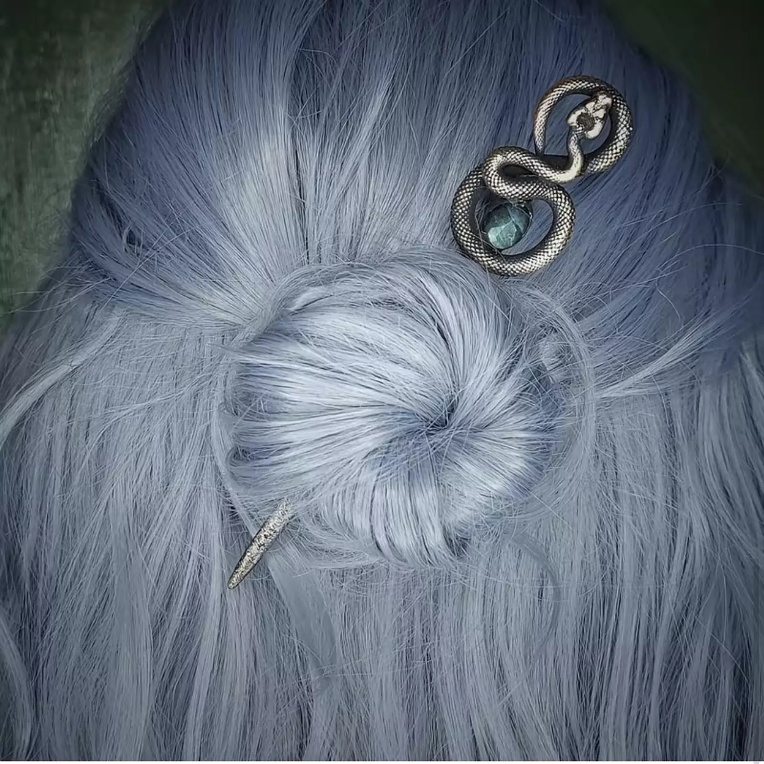 Snake Gemstone Hairpin image