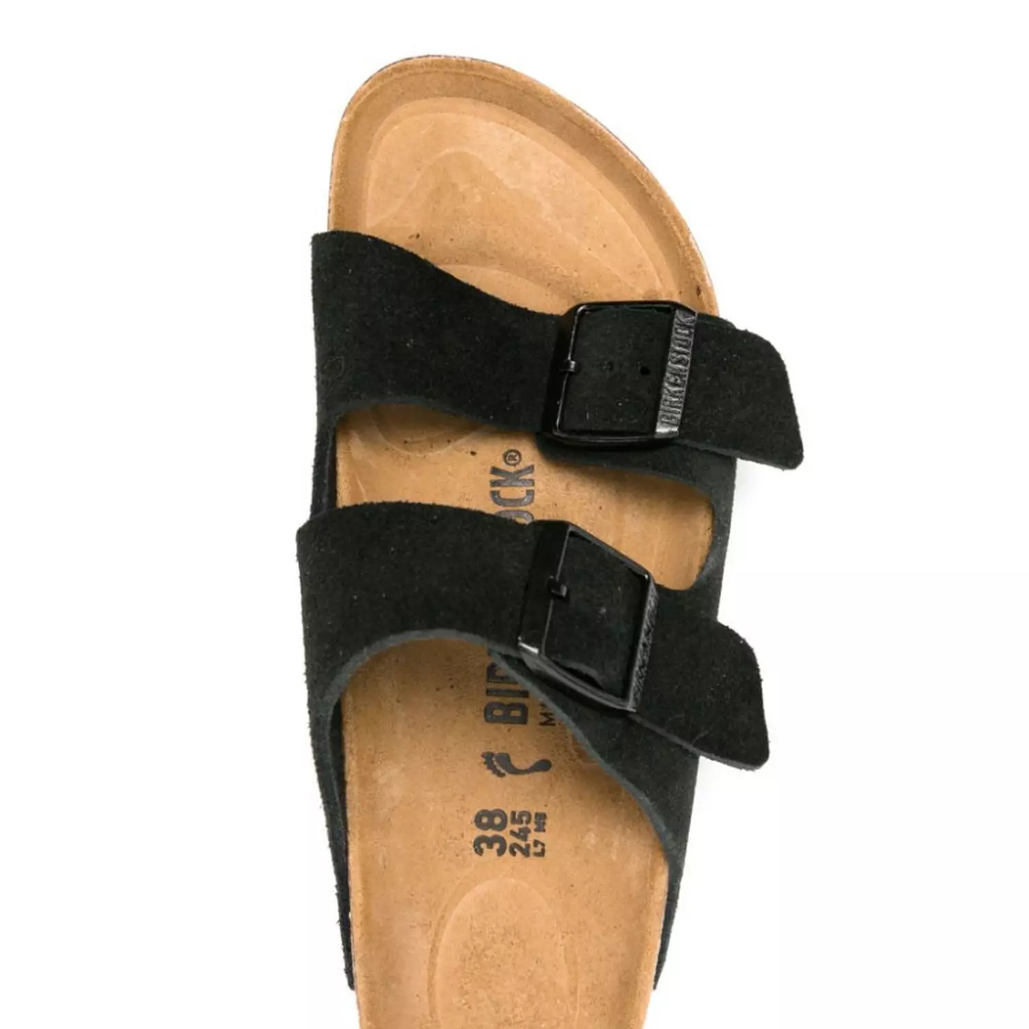 Birkenstock Arizona Soft Footbed Suede Black 3