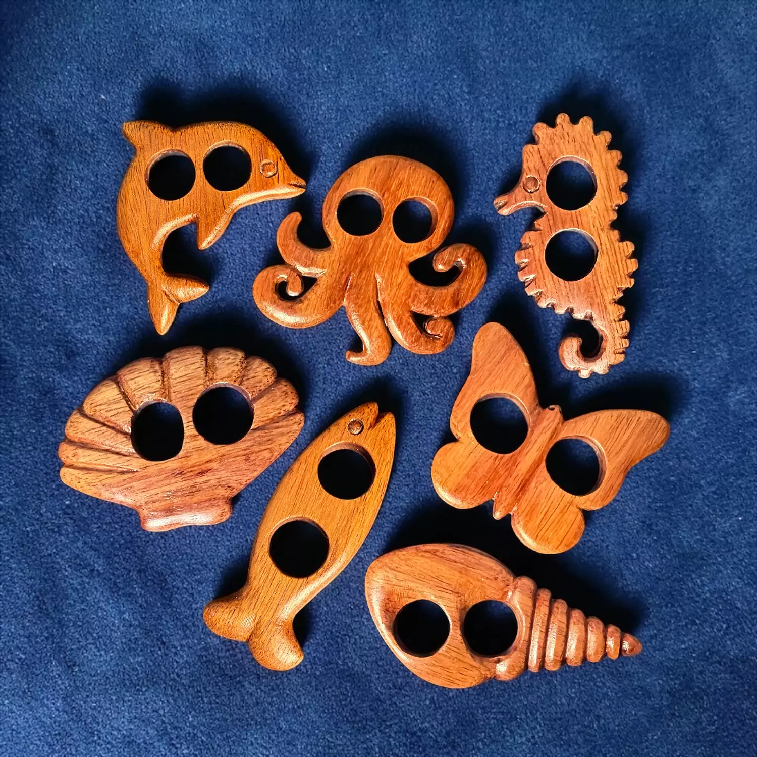 Fish Sarong Ring - Beach Wrap Holder hover image