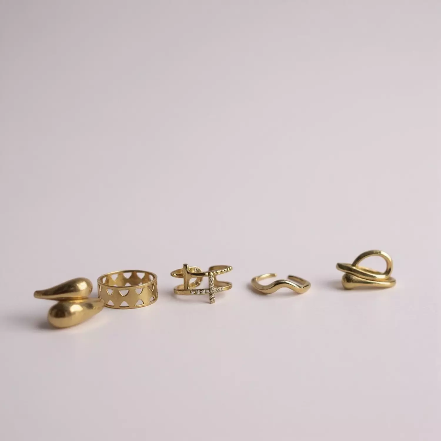 Everyday Gold 5-rings set  image