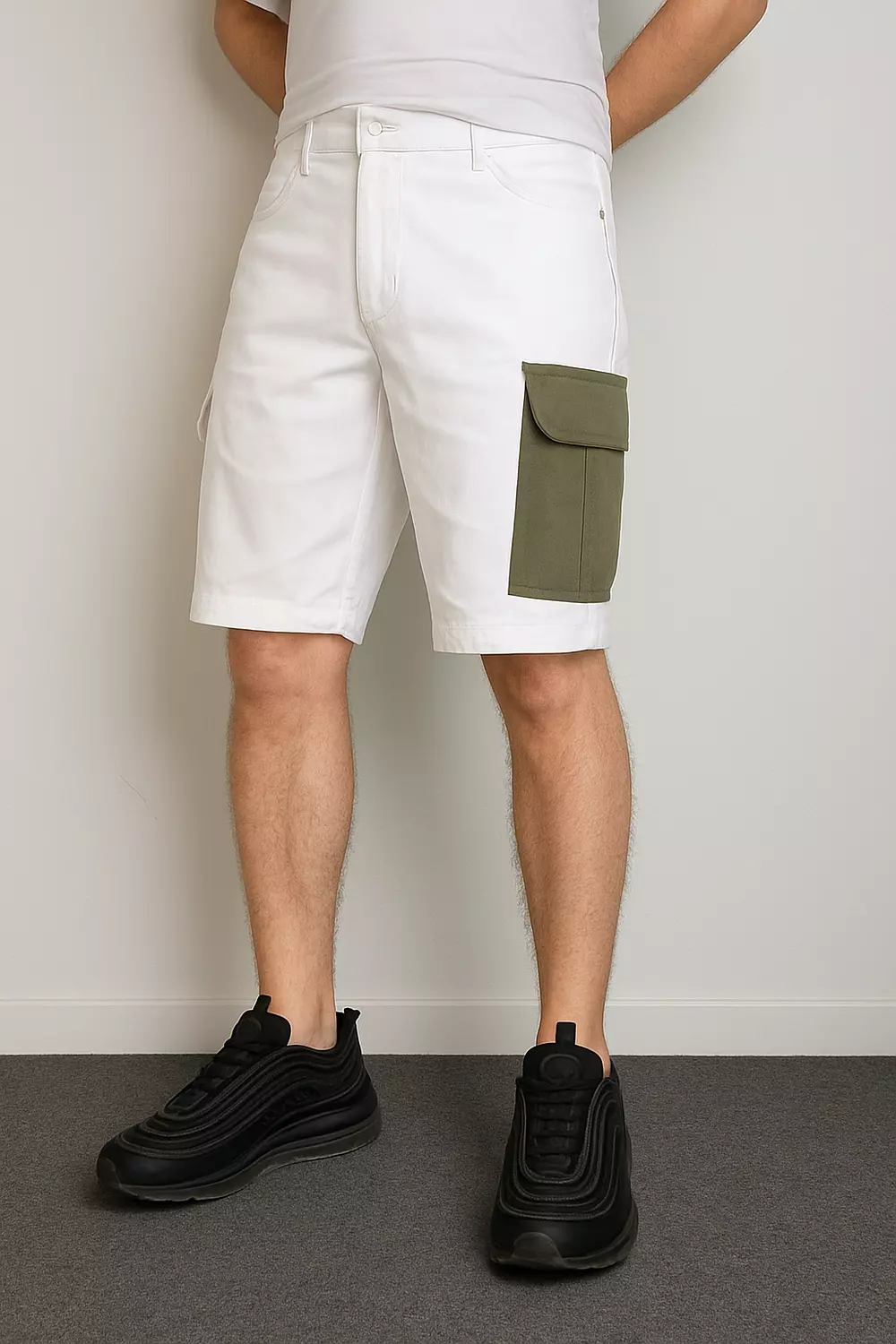 Jeans short _CARGO_ white _original fit image