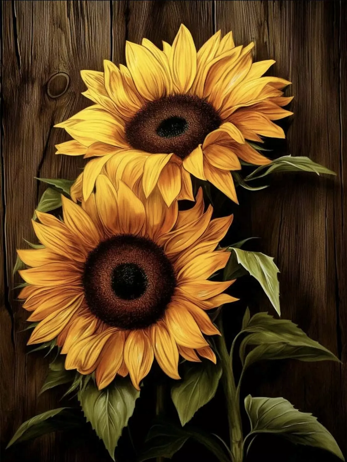 Diamond Painting- Sun flowers  image