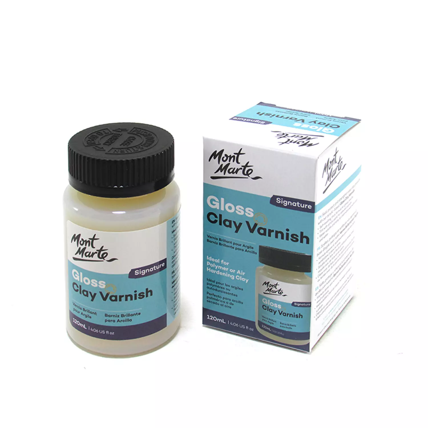 Gloss clay varnish 120 ml- Monte Mart image