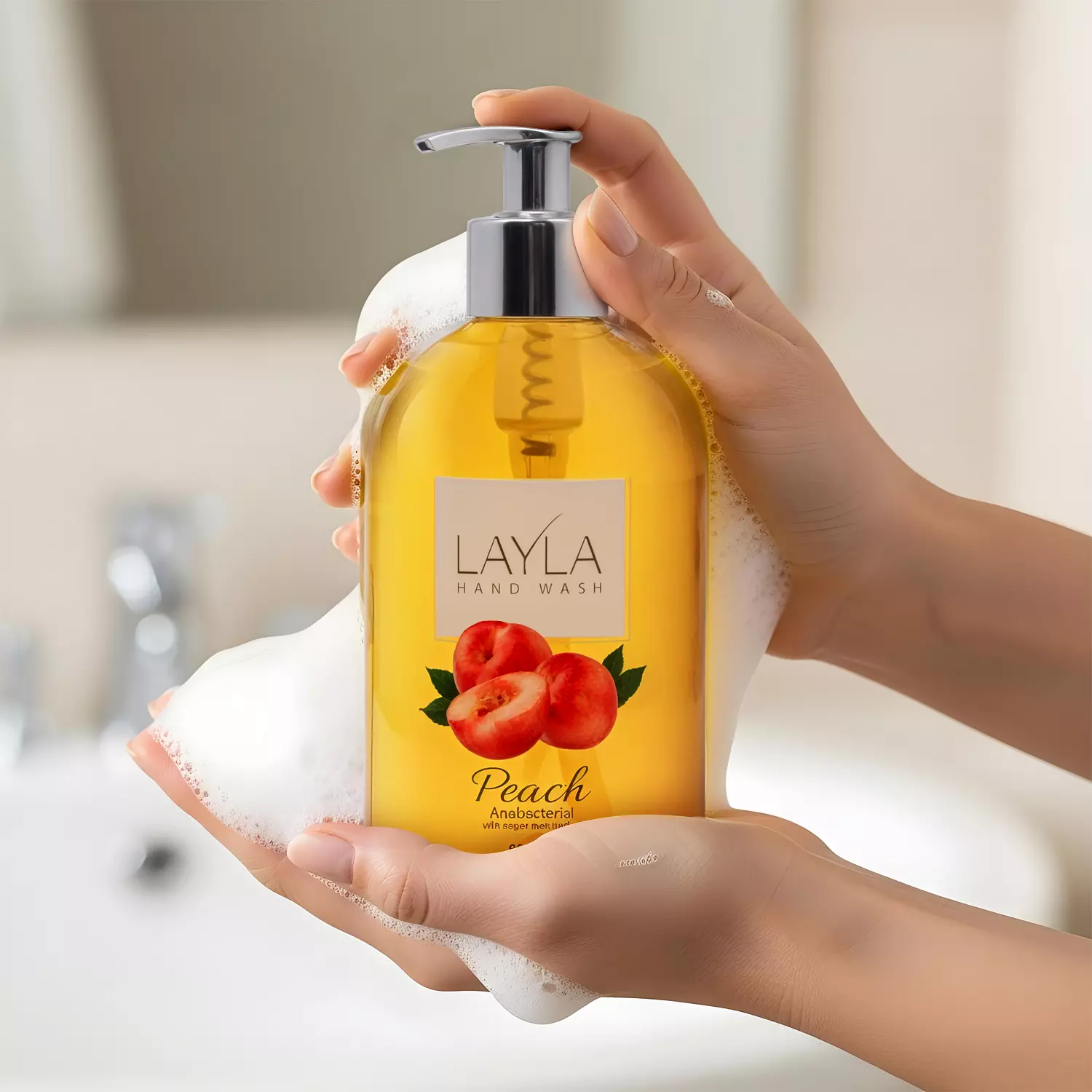 Layla Hand Wash with Peach 1