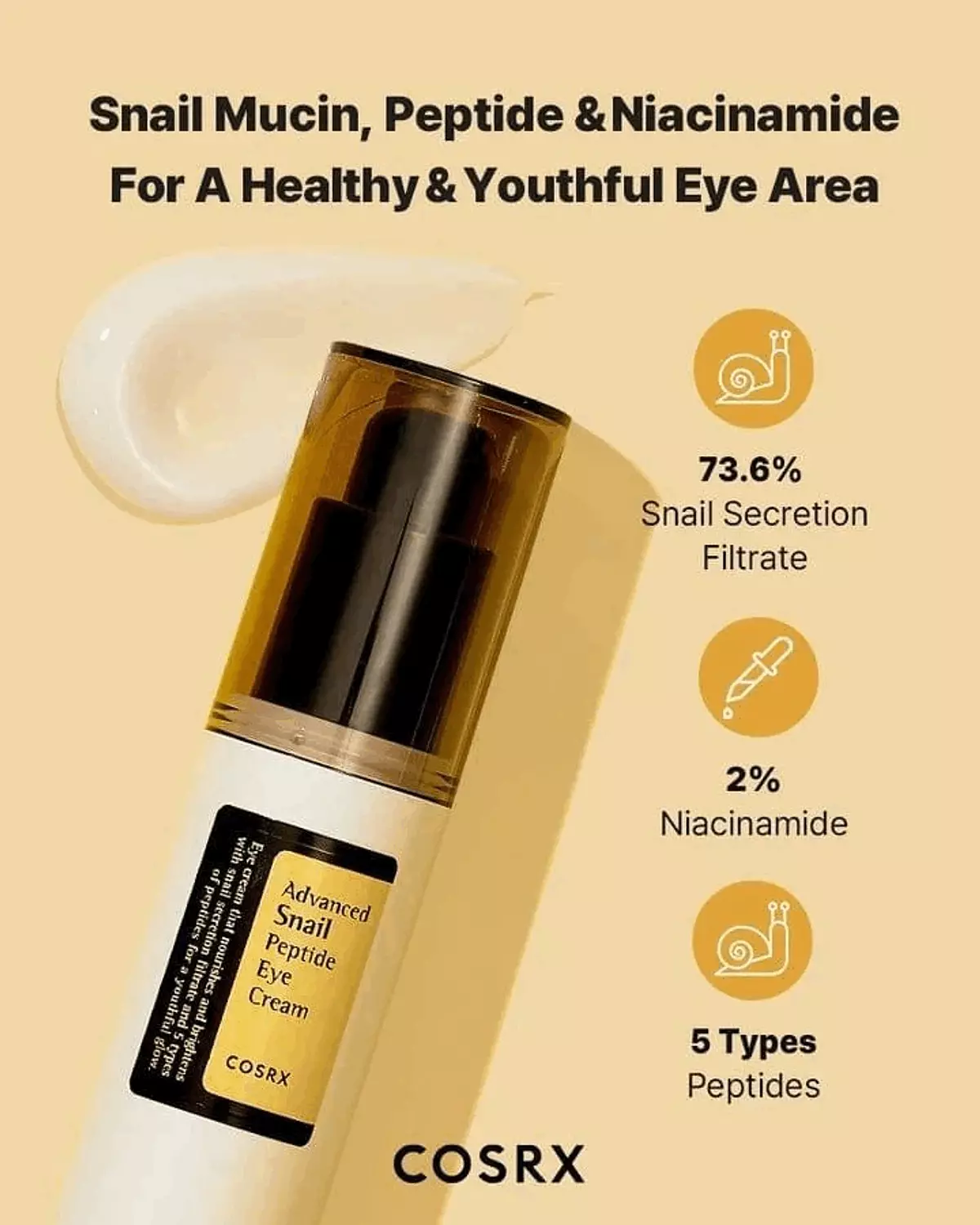 COSRX Advanced Snail Peptide Eye Cream 25ml 1