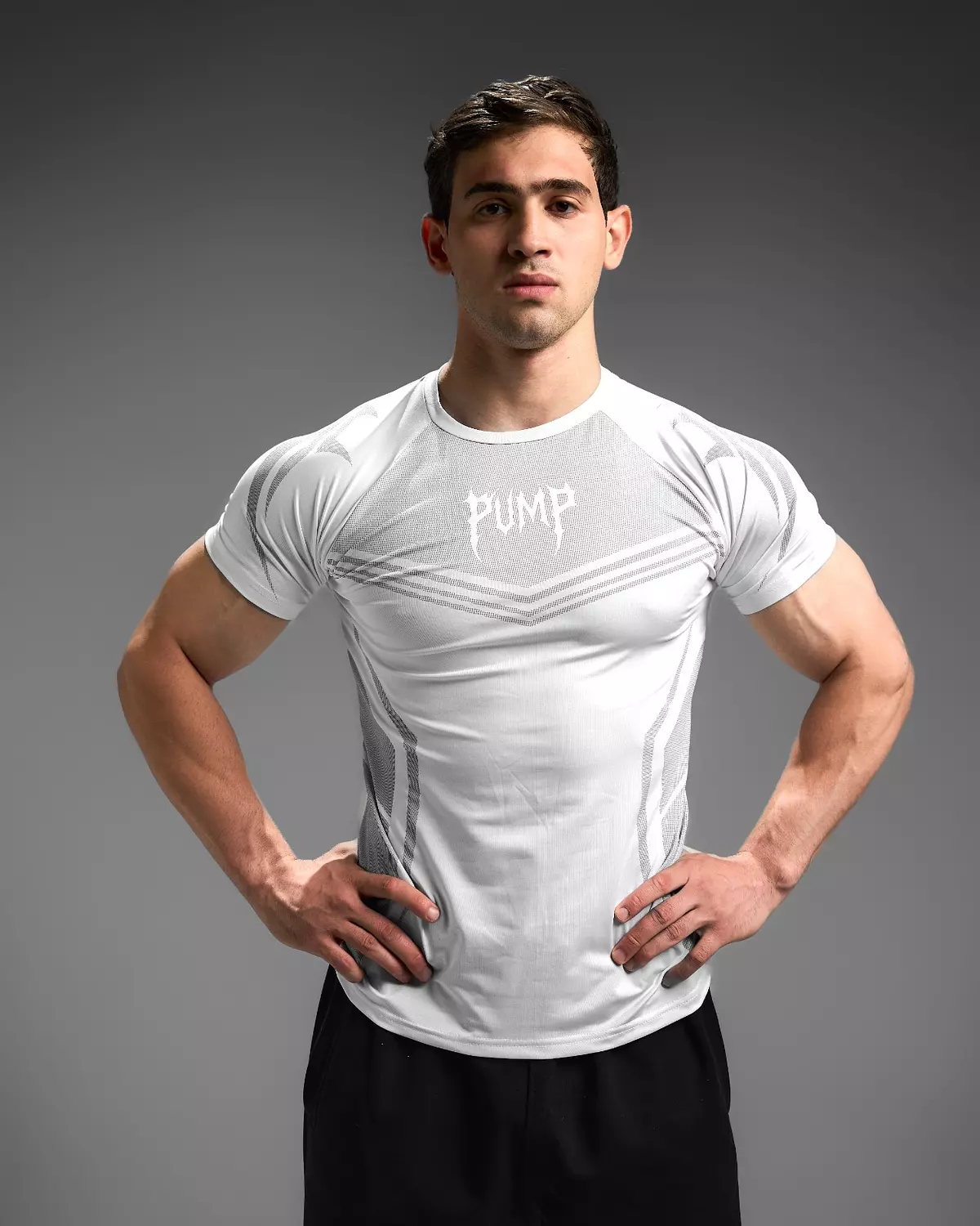 WARRIOR COMPRESSION TEES - white image