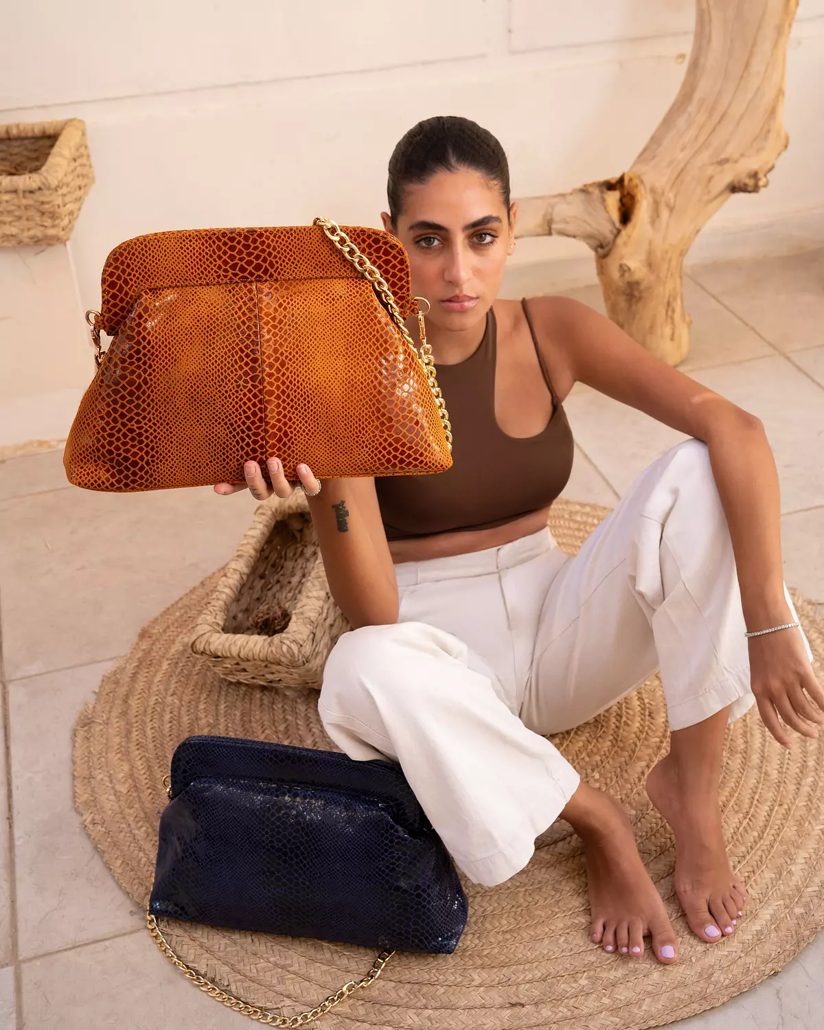 Hera Women's Genuine Leather Bag hover image