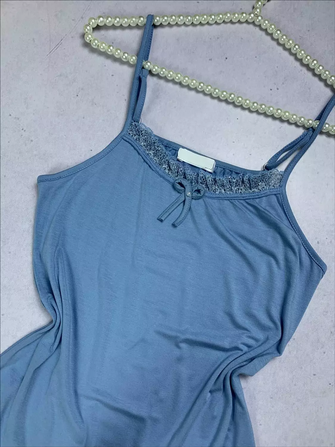 Long viscose jersey lingerie dress with lace turkey material sizesees hover image