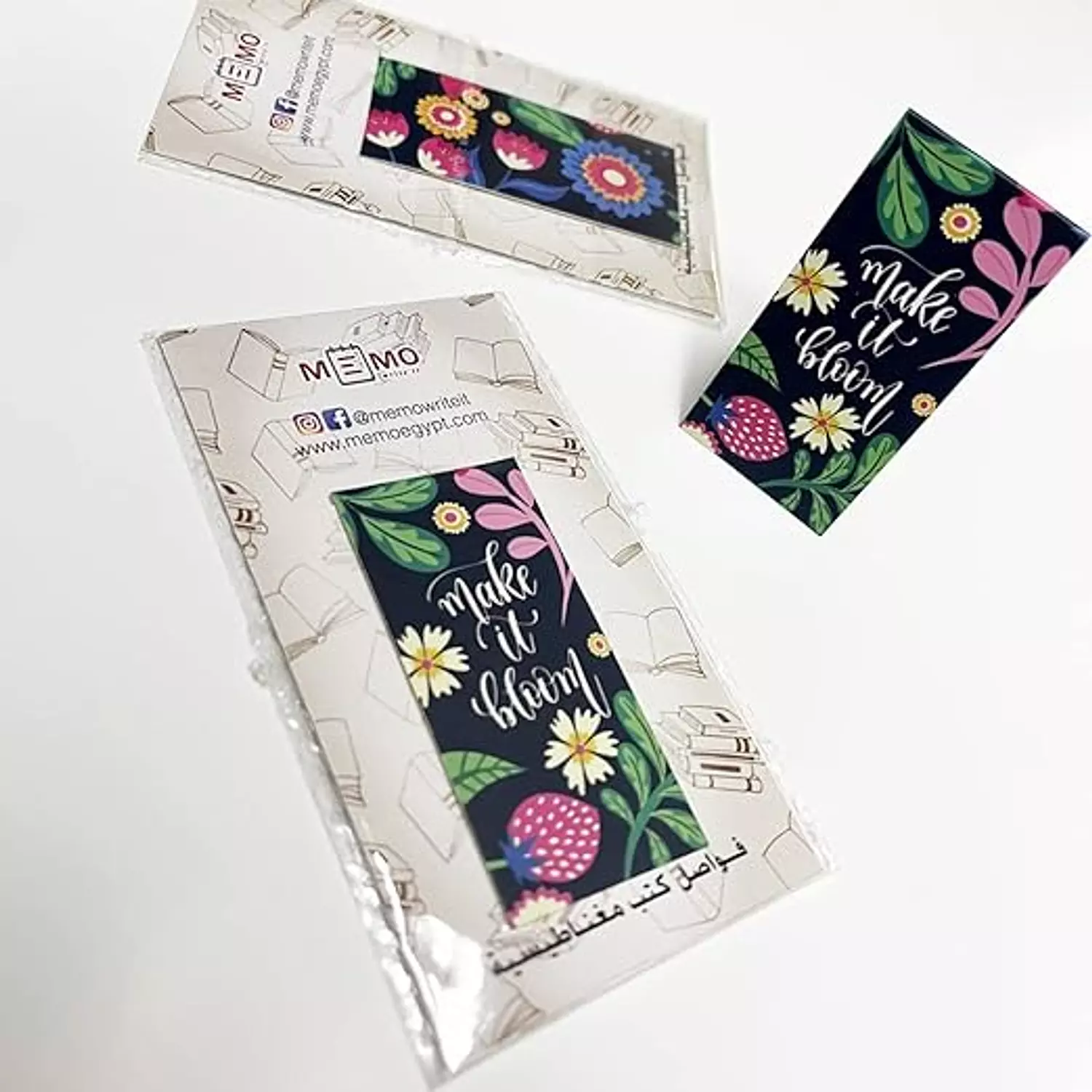 Memo Magnetic Bookmarks (bloom) 1 pcs