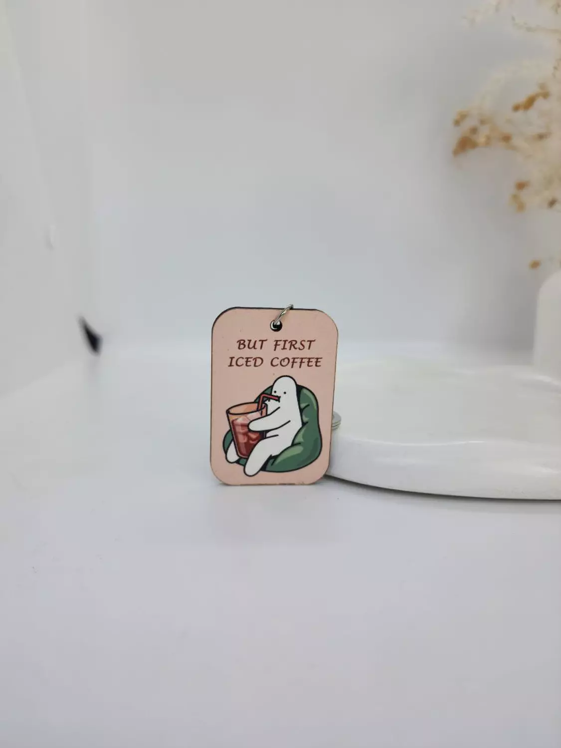  Key chains BUT FIRST ICED COFFEE image