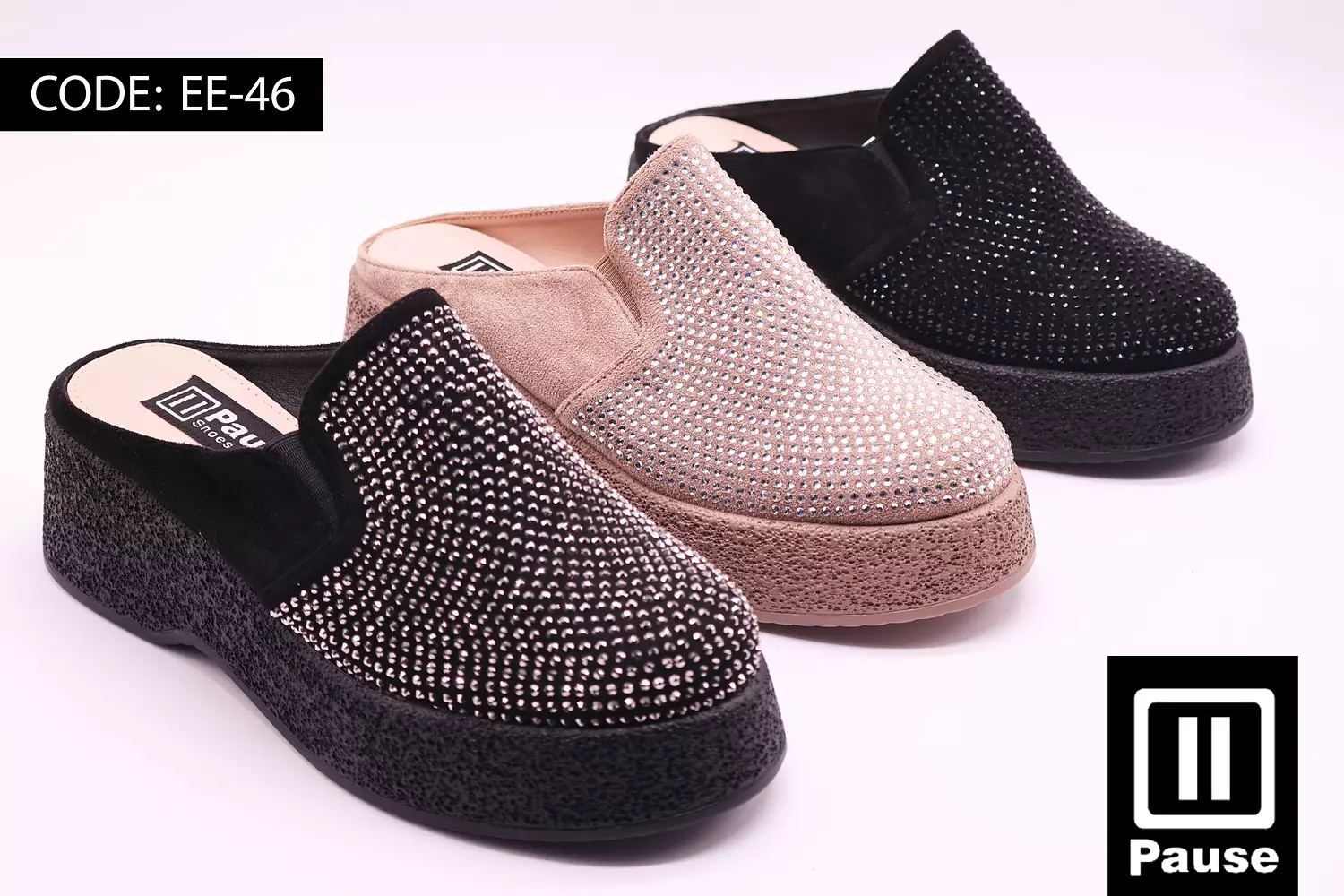 EE-46 GLITTER CLOGS 