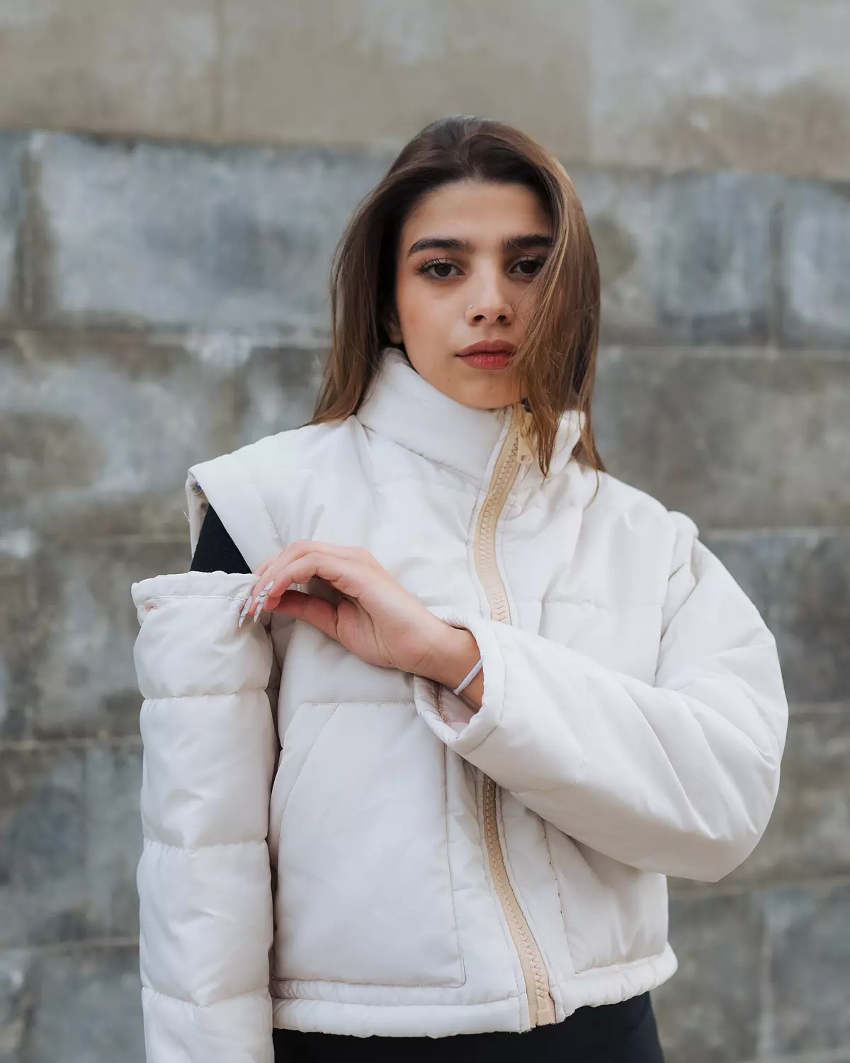 2in1 Jacket/vest - Creamy 2
