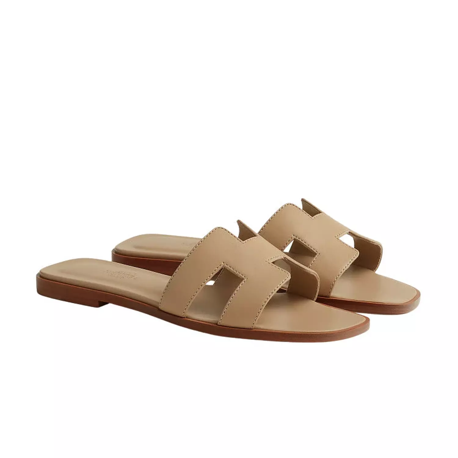 Hermes Oran Sandal Beige/Lin 2