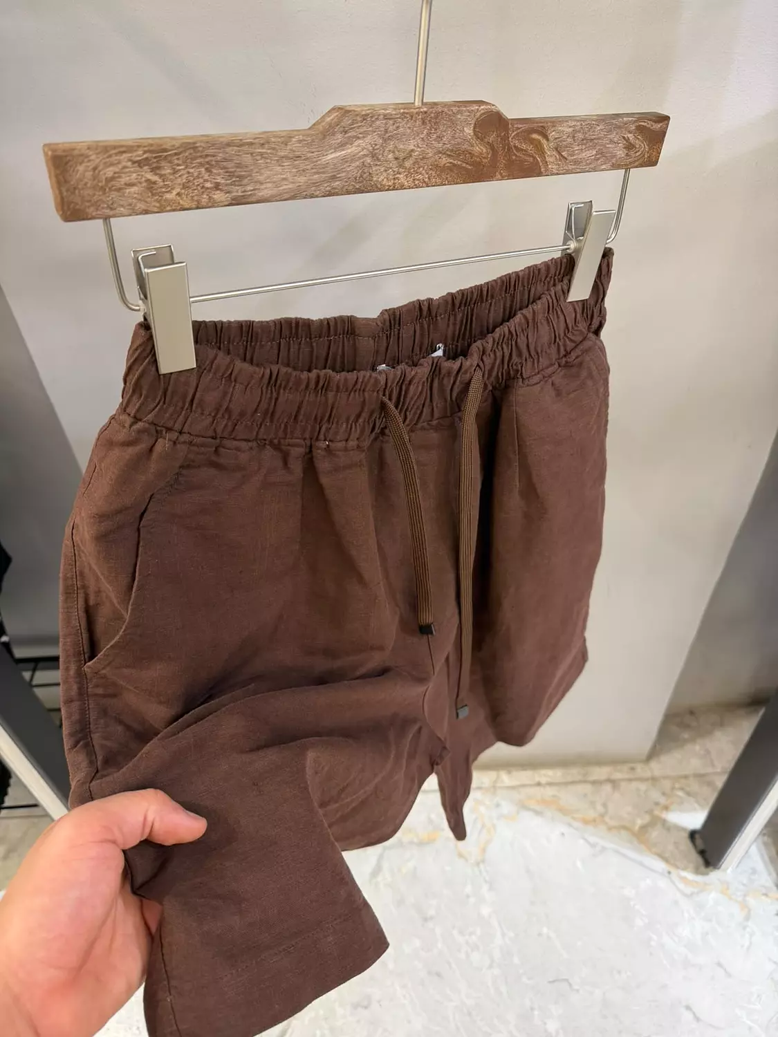 zara linen short \ 23790000000 hover image
