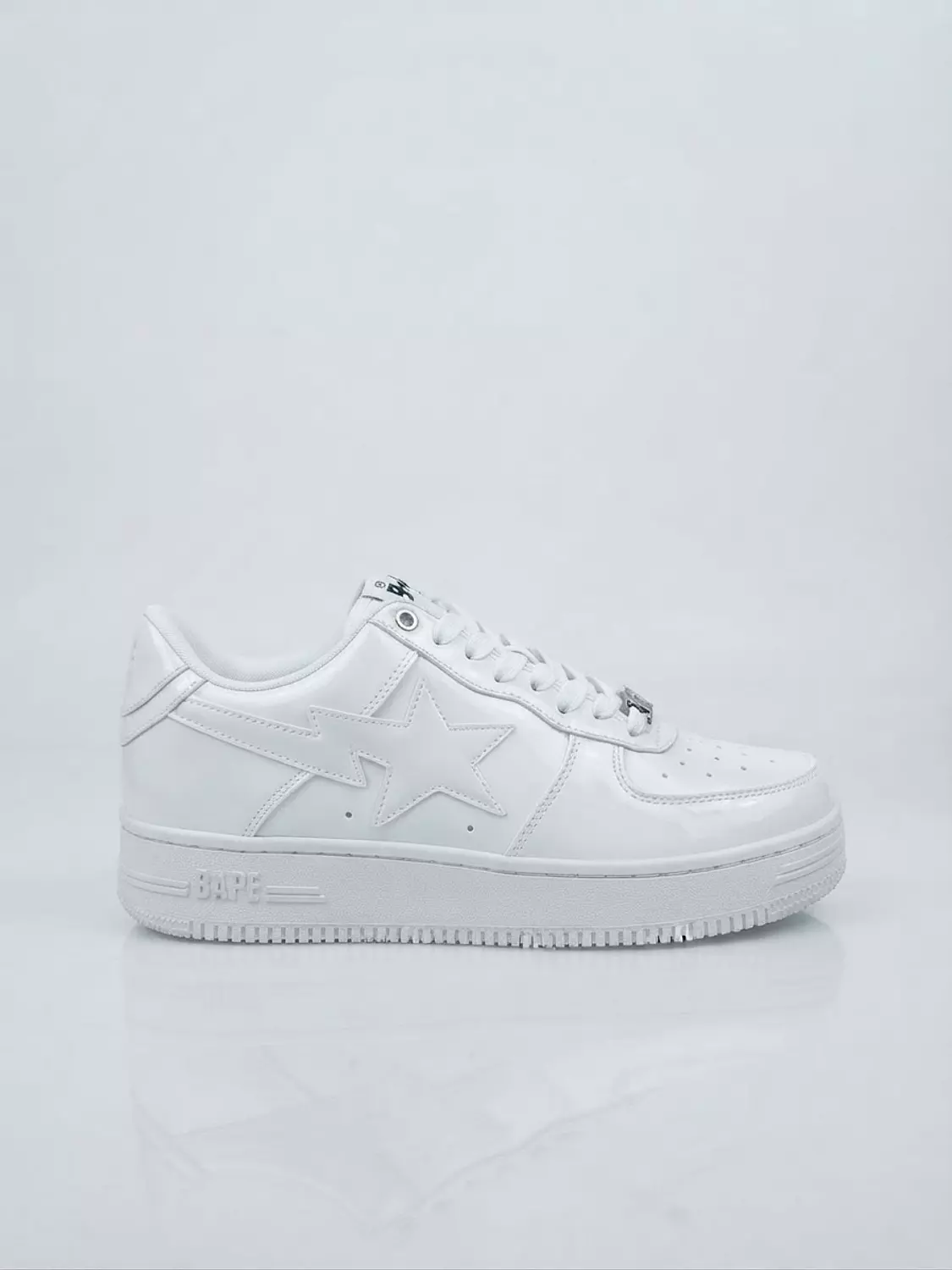A Bathing Ape Bape Sta Triple White patnet image
