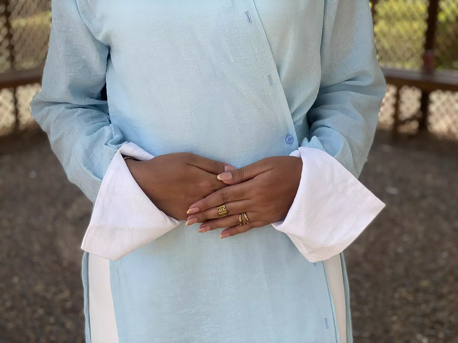 Flowy Shirt Baby Blue  11