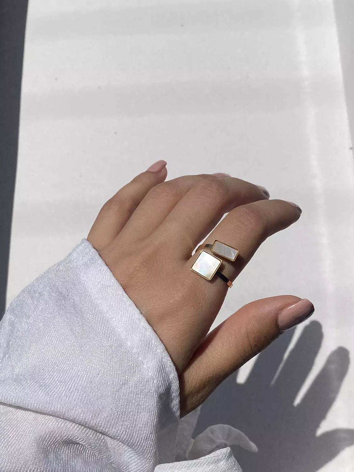 Twin Pearl Ring 3