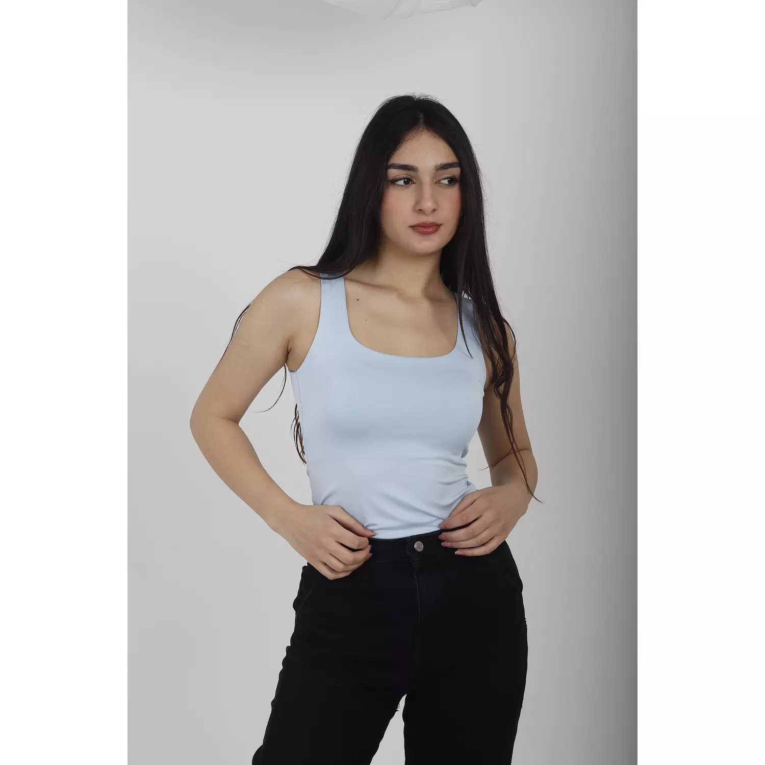 NEW-tank top double layered (70% cotton /30% polyester) 6