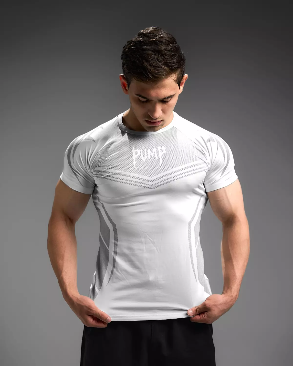 WARRIOR COMPRESSION TEES - white 6