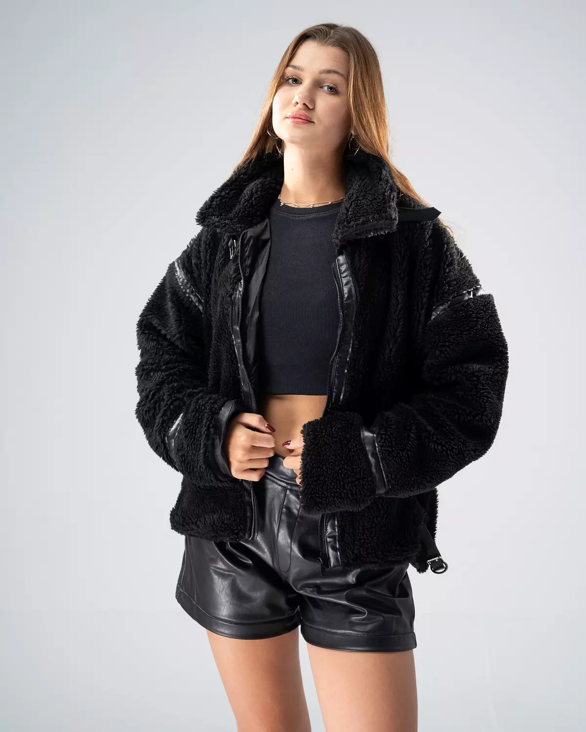 Teddy Bomber Jacket image