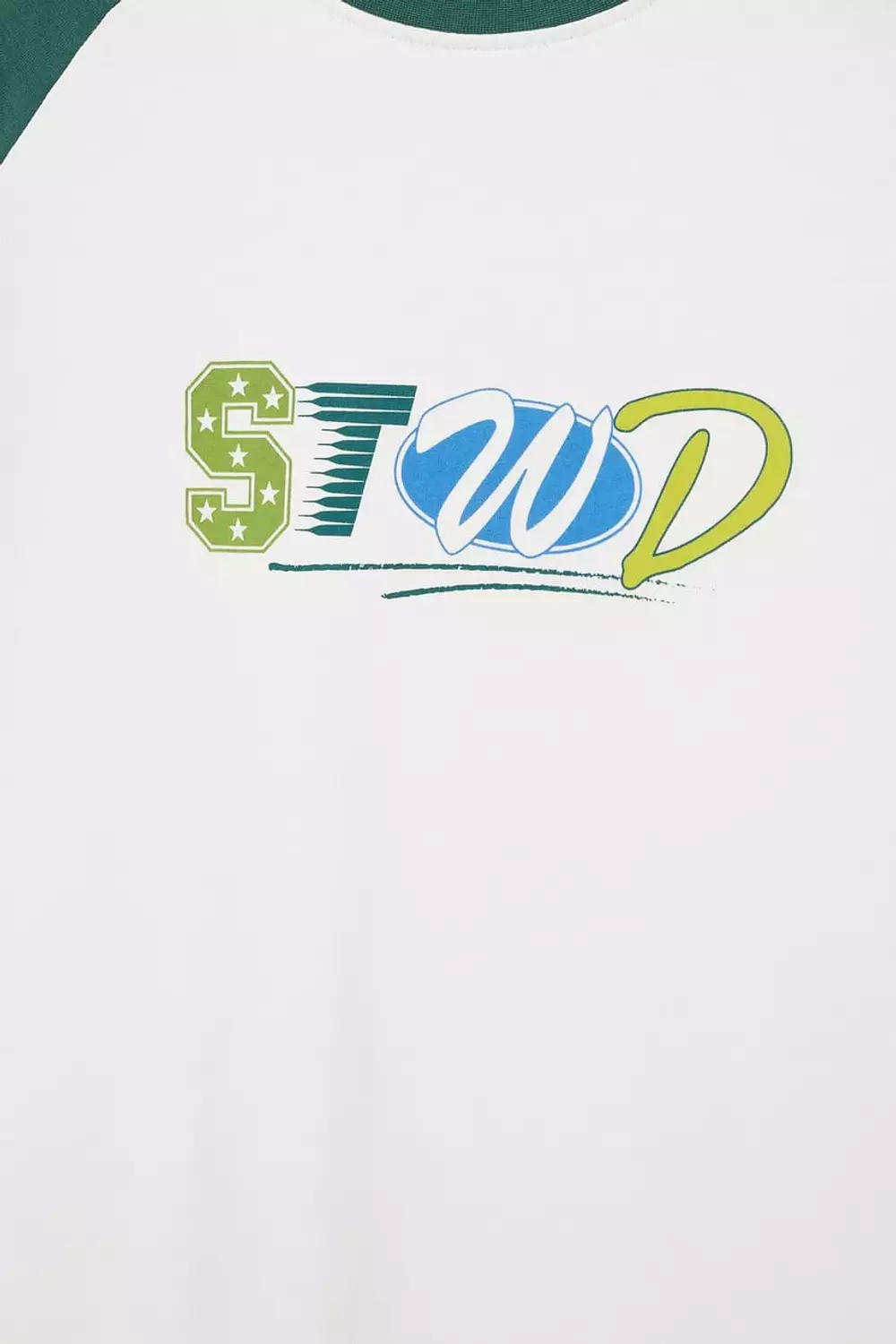 PULL&BEAR - HVID RAGLAN -T-SHIRT  6