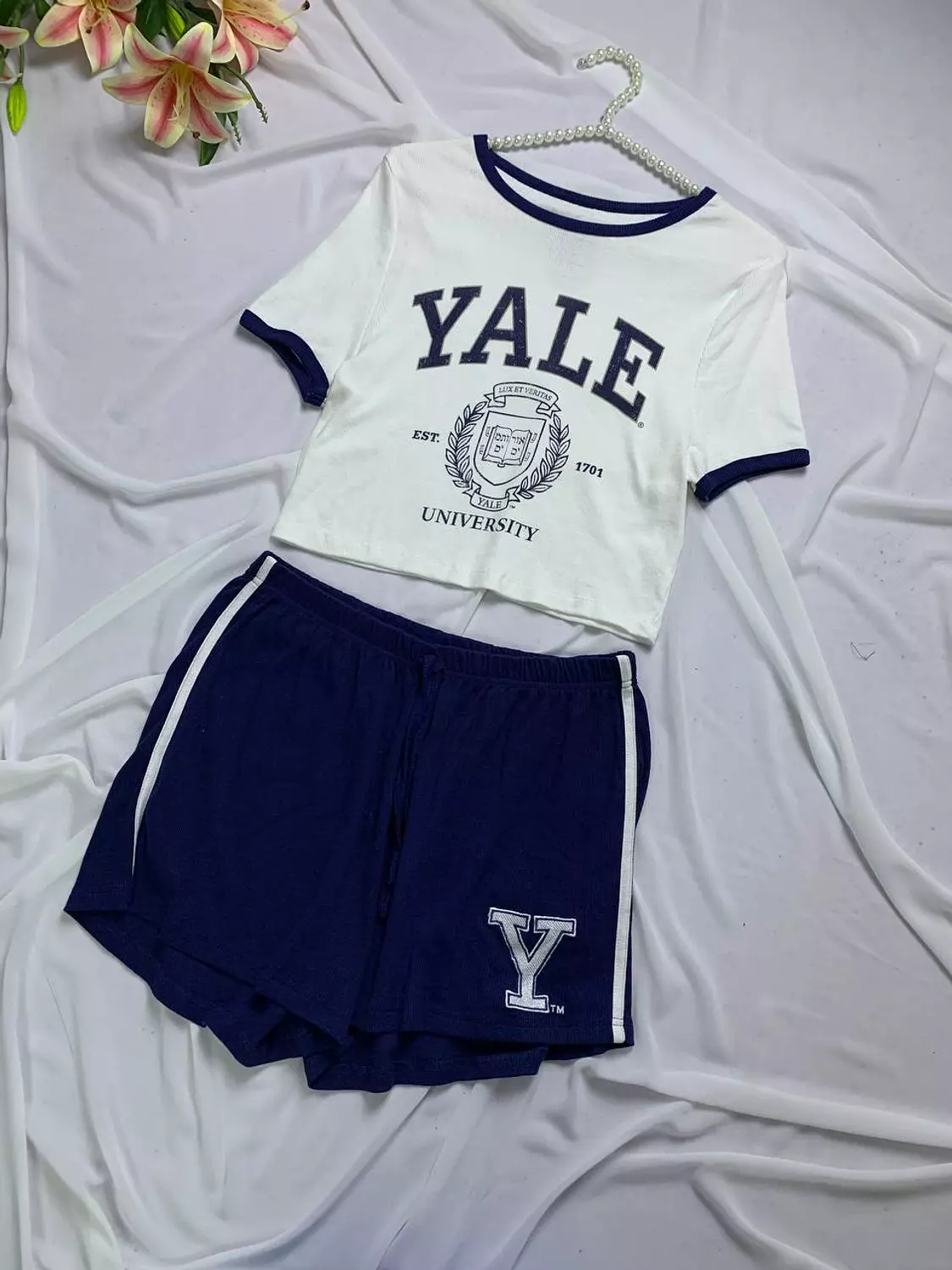 Cozy pure cotton pj set from Primark uk image