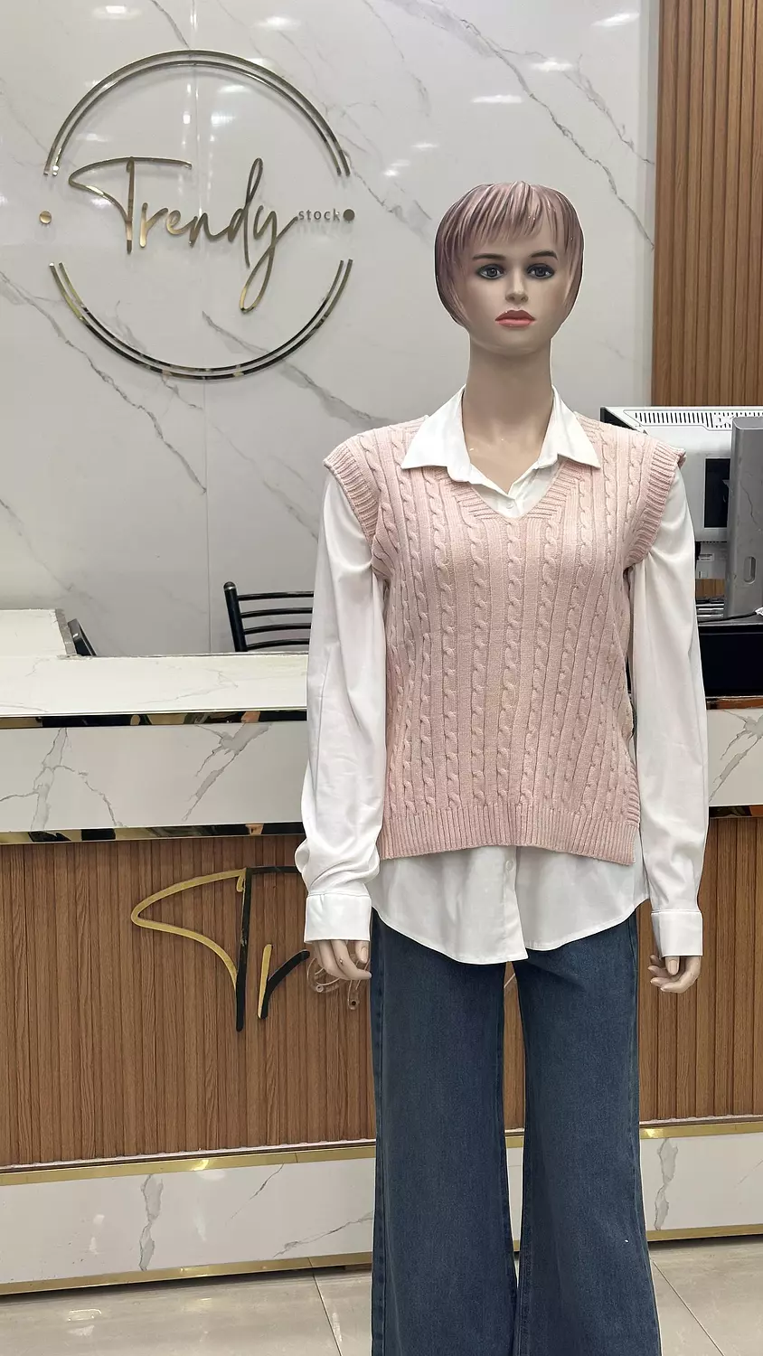 V-neck Sweater Vest 9