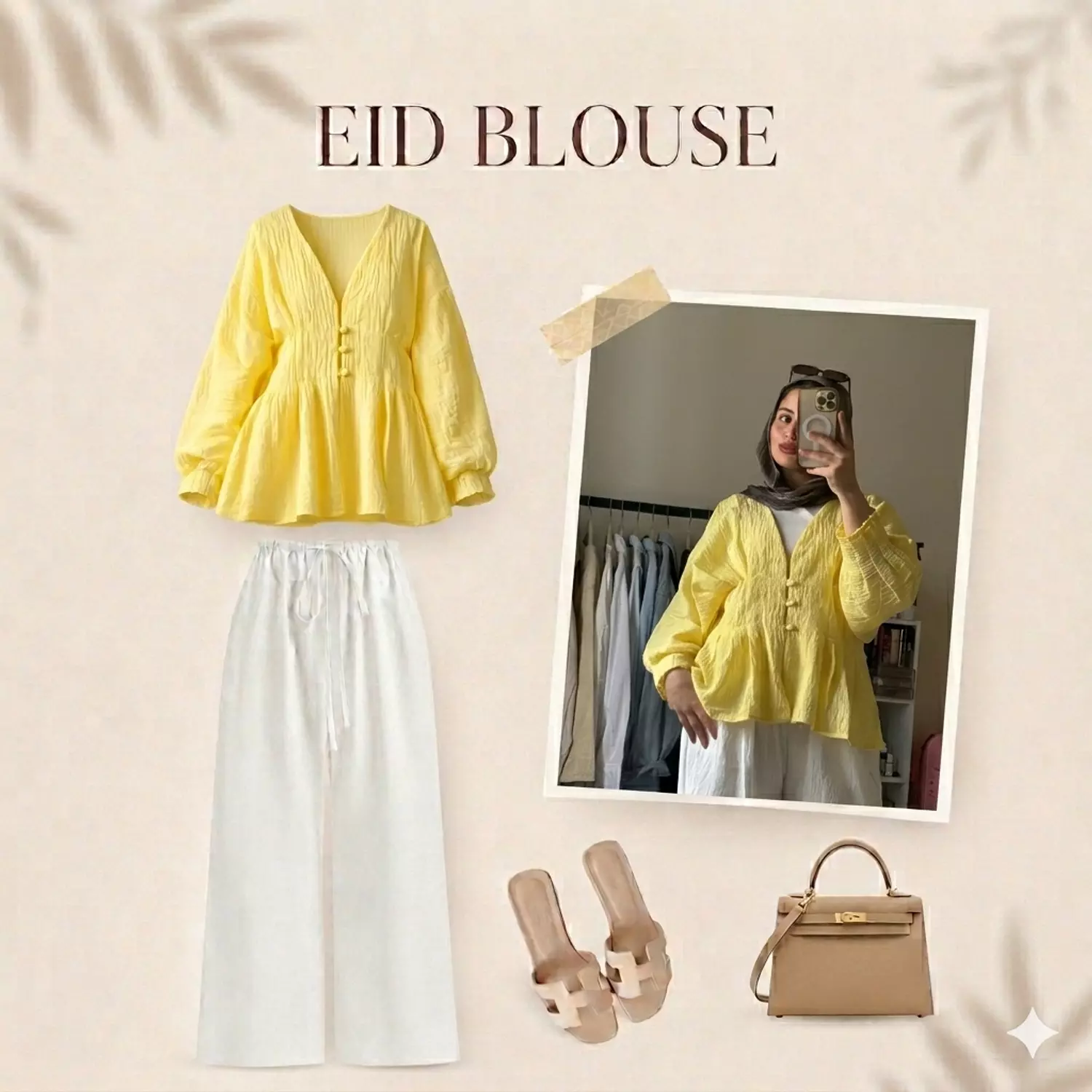 Button waist blouse 2