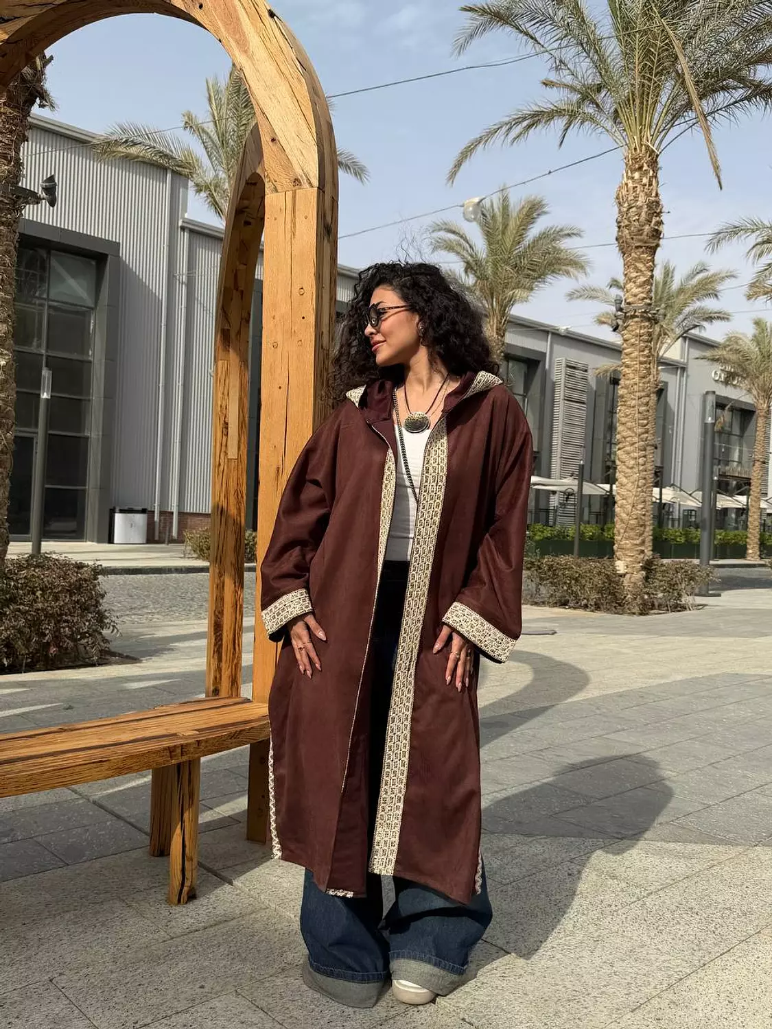 The suede cardigan  image