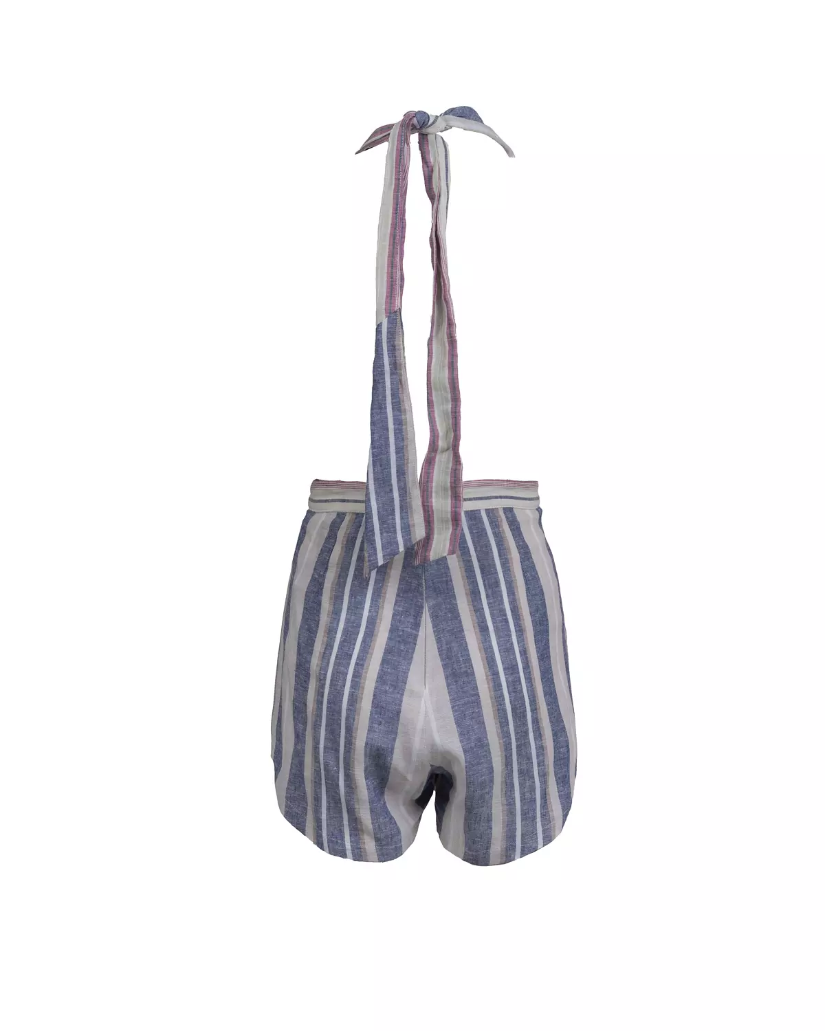  Vibrant Blue and Purple Patchwork Romper 3