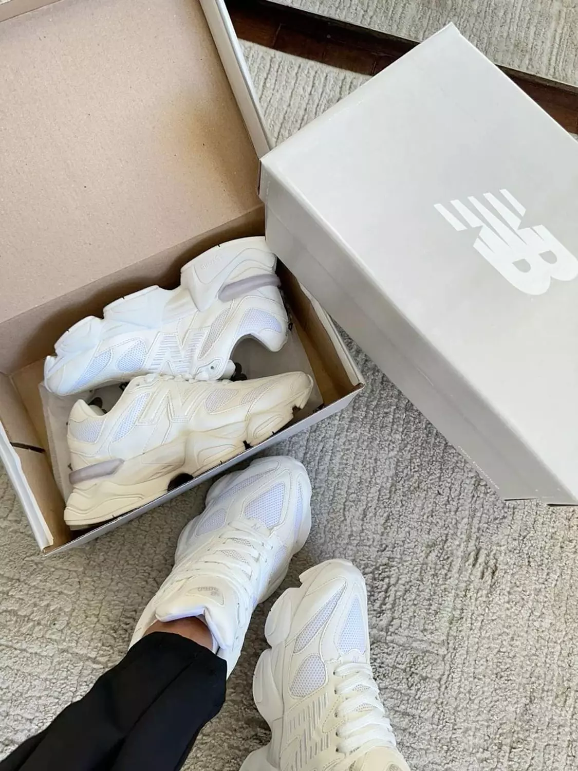 NB 9060 Triple White 3