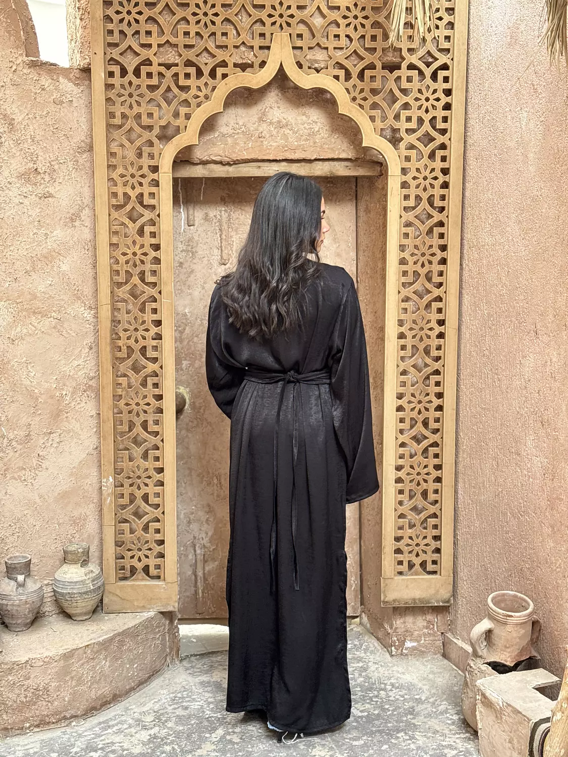 Shimmer Belted Kaftan 10