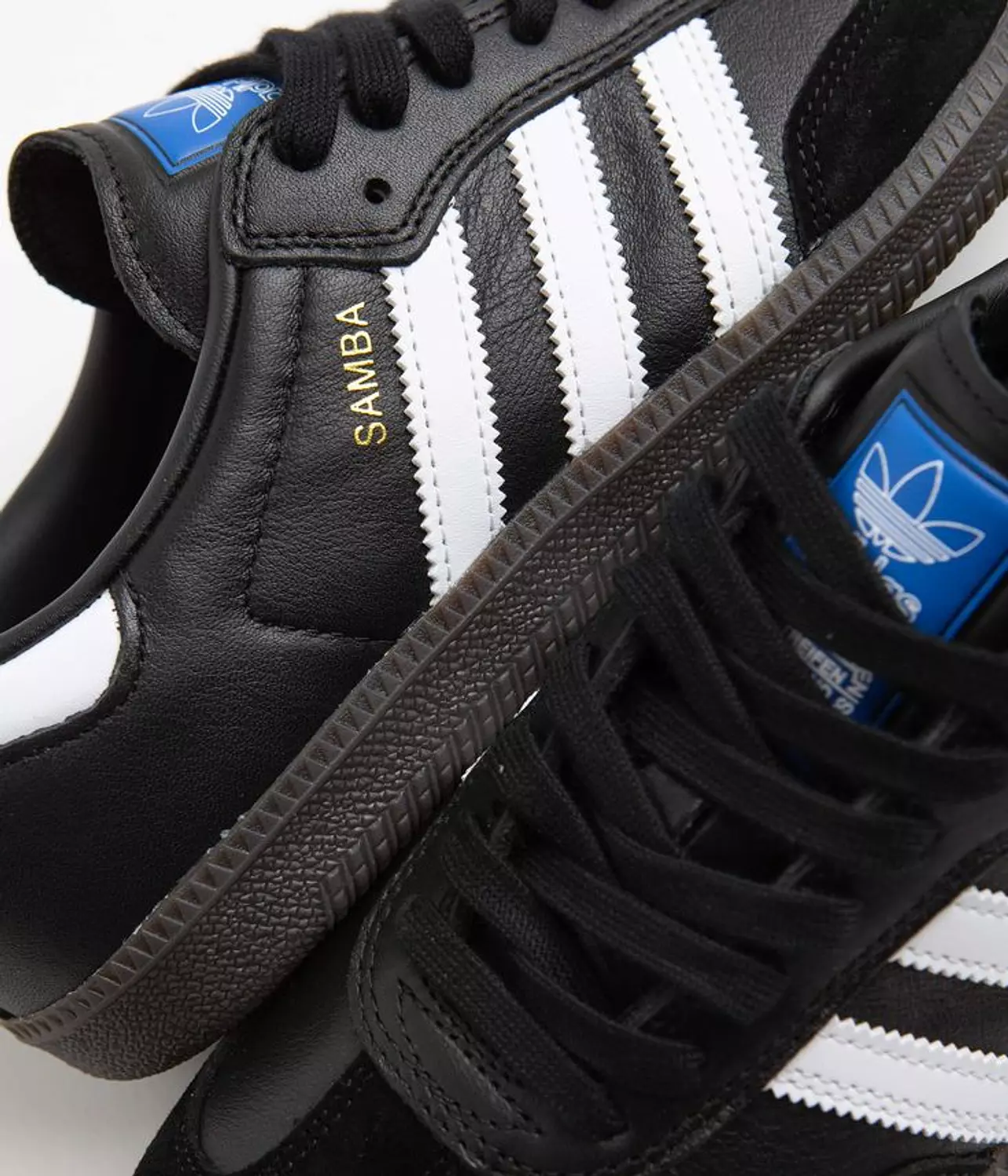 adidas Samba ADV, core black / cloud white / gold metallic 6