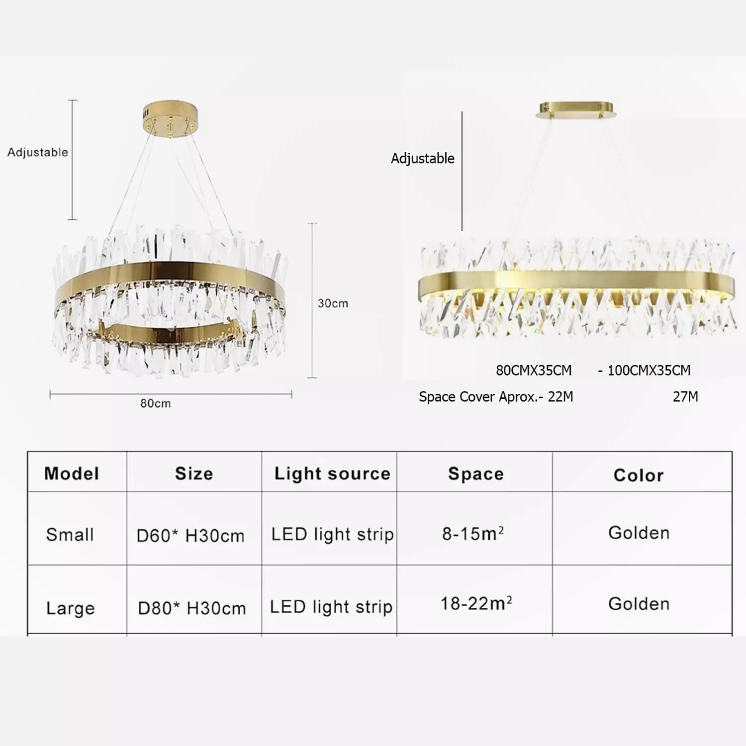 LED Modern Chandelier 2