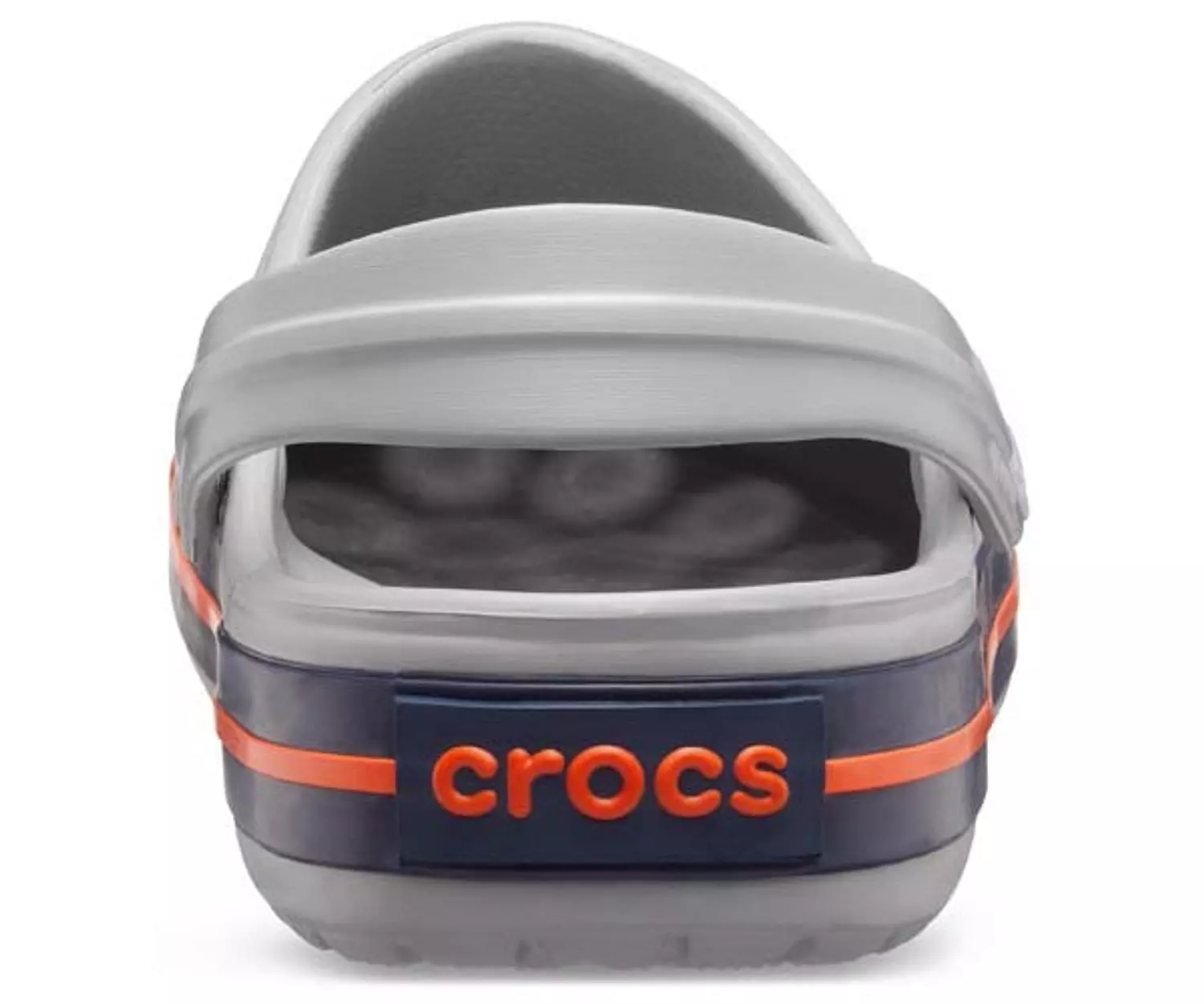 Crocs Crocband Gray x Orange  1