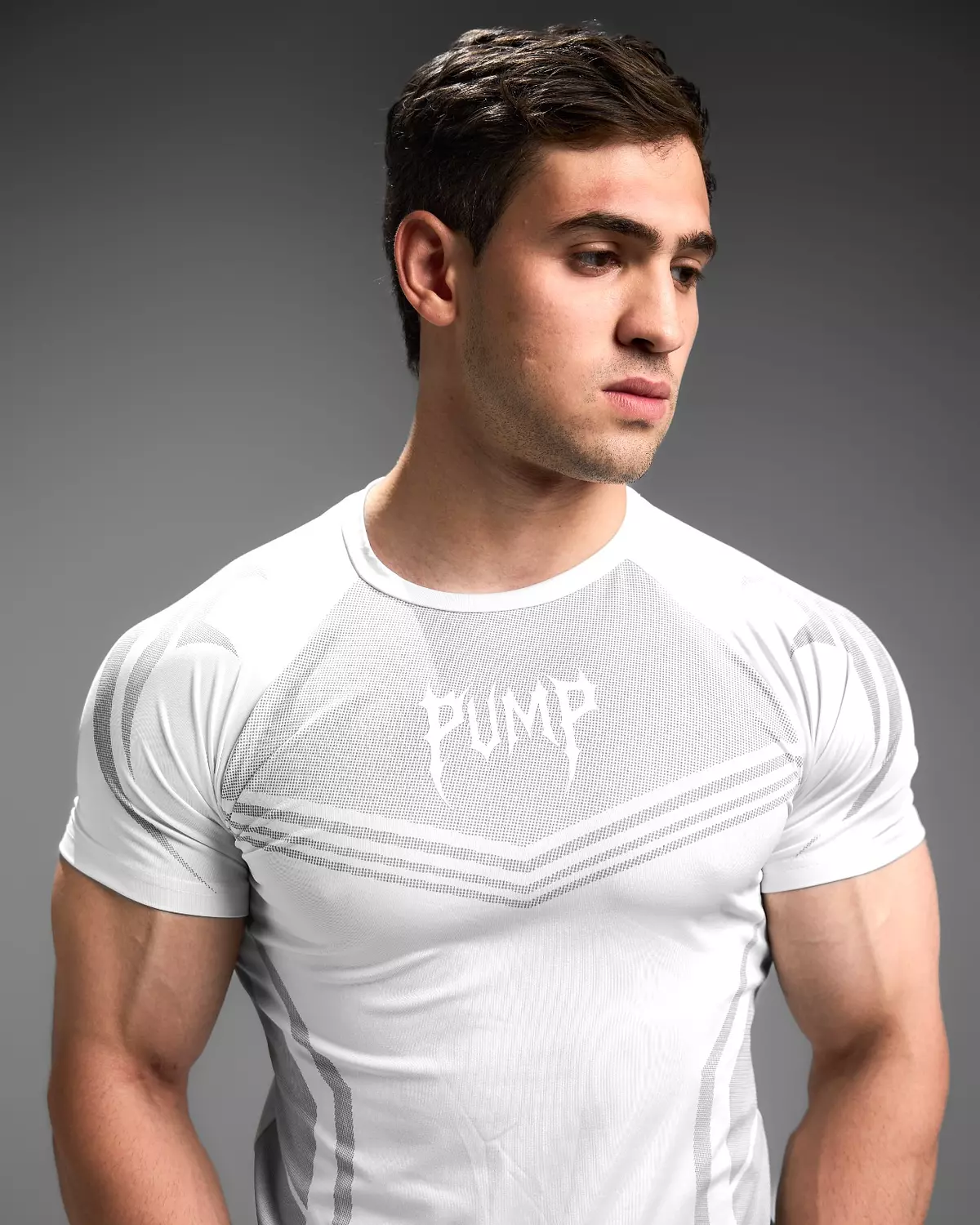 WARRIOR COMPRESSION TEES - white 7