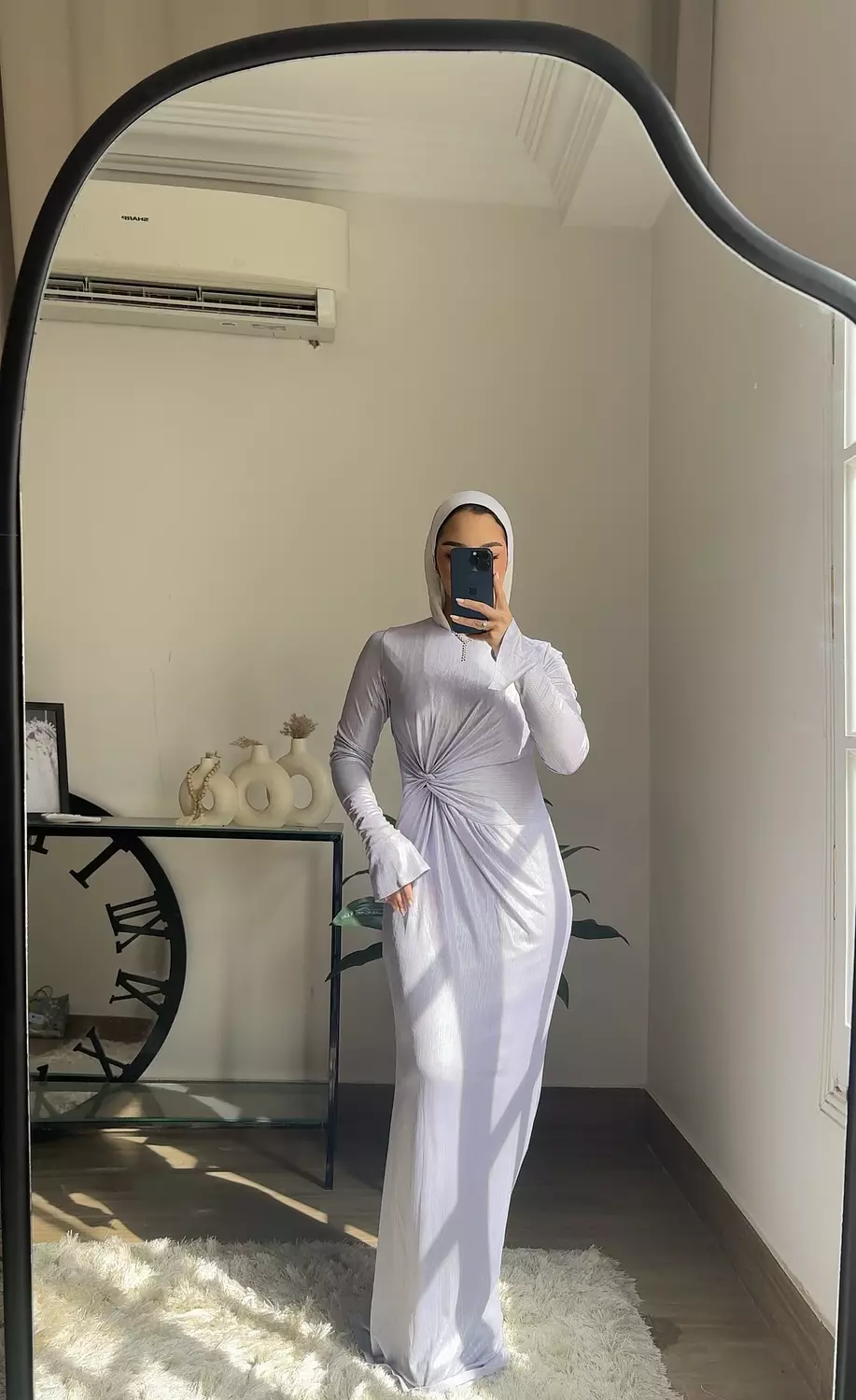 Flora dress in lavender  image