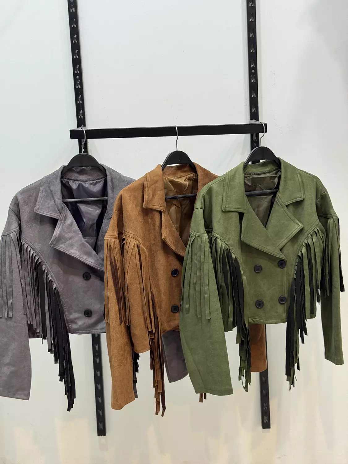 Fringed suede winter jacket  10