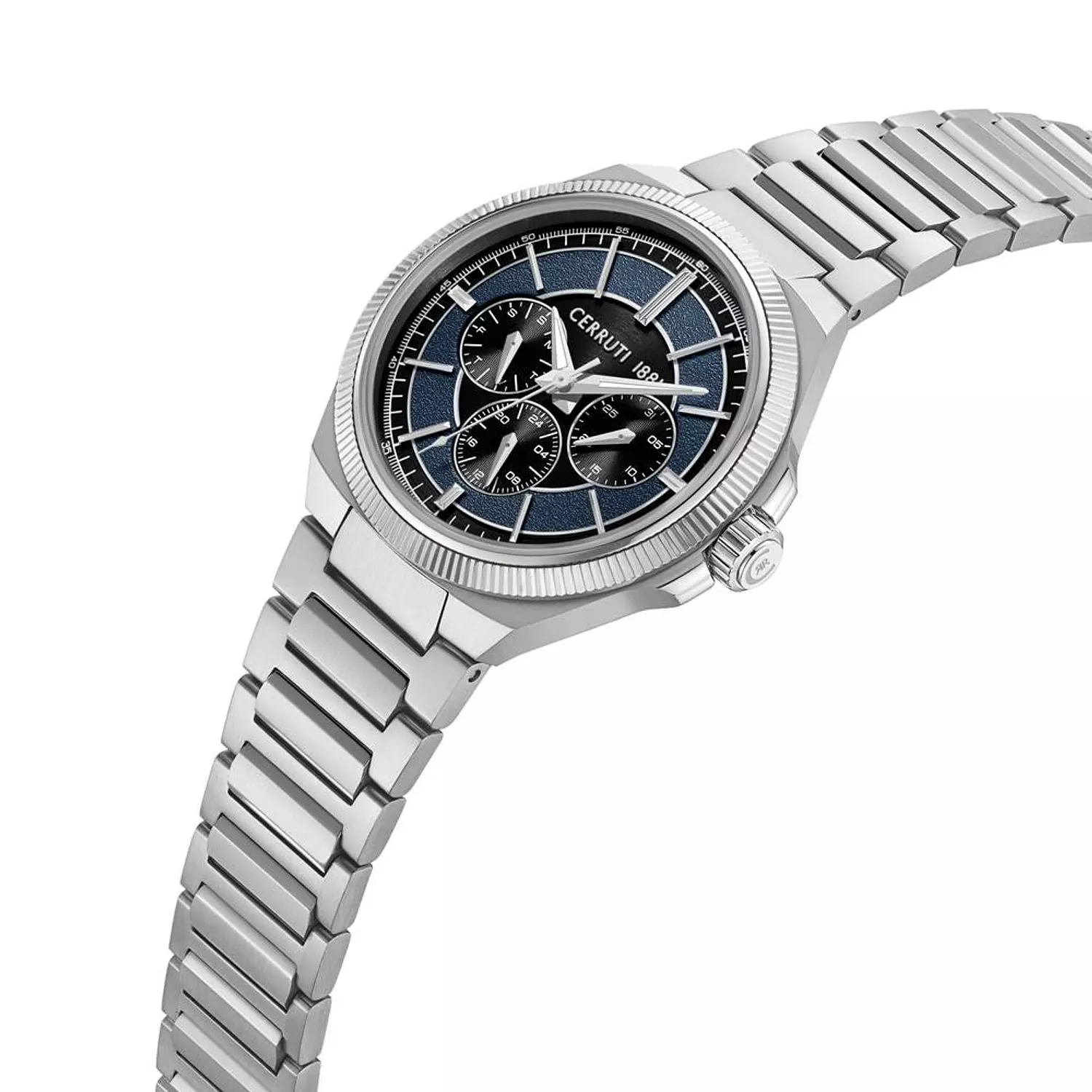 Cerruti 1881 Blue Chrono Steel Watch CIWGK0084502 1
