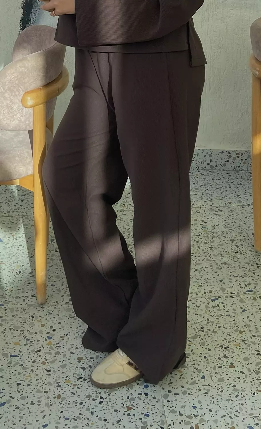 Ribbed Wide-Leg Pants 6