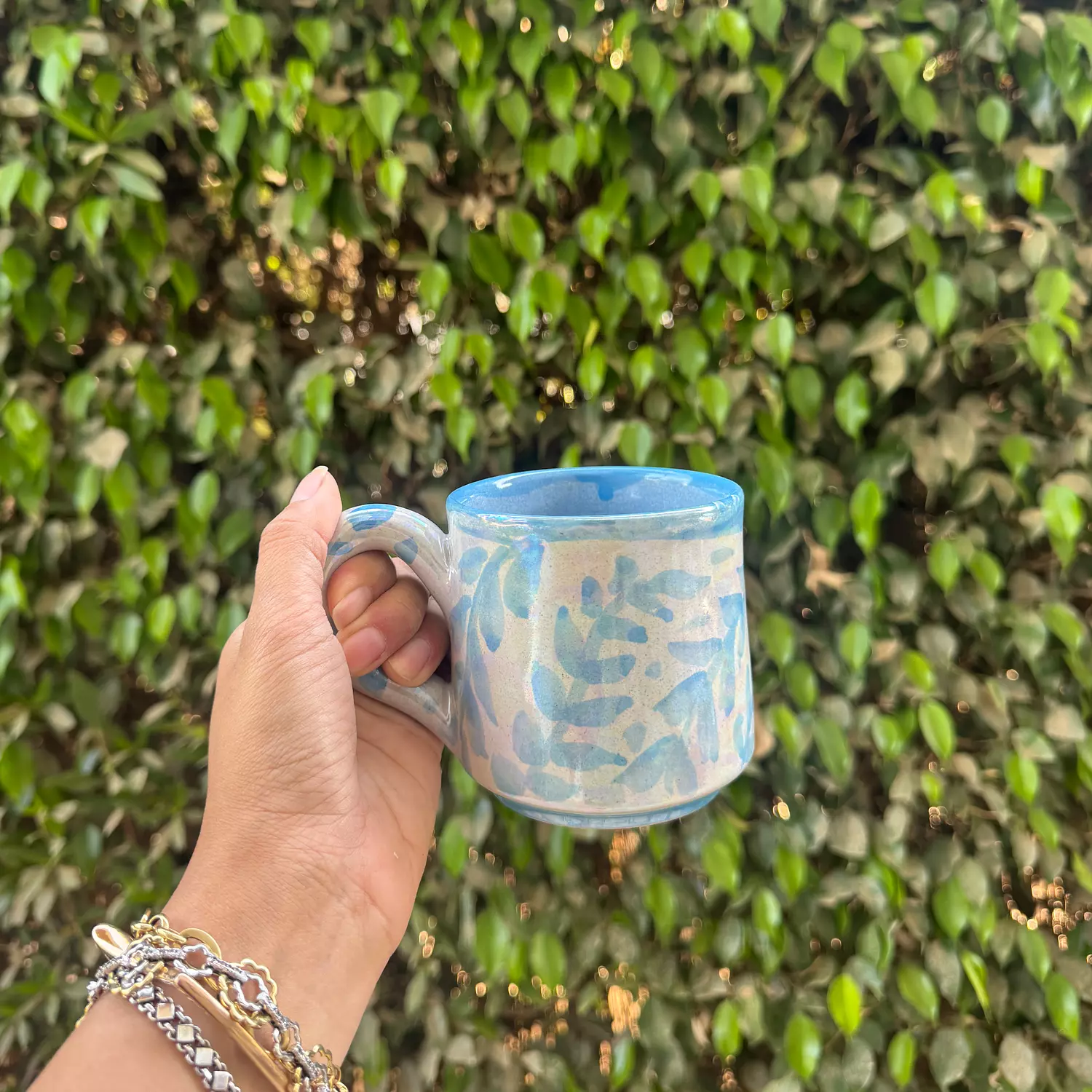 Blue Floral Mug image