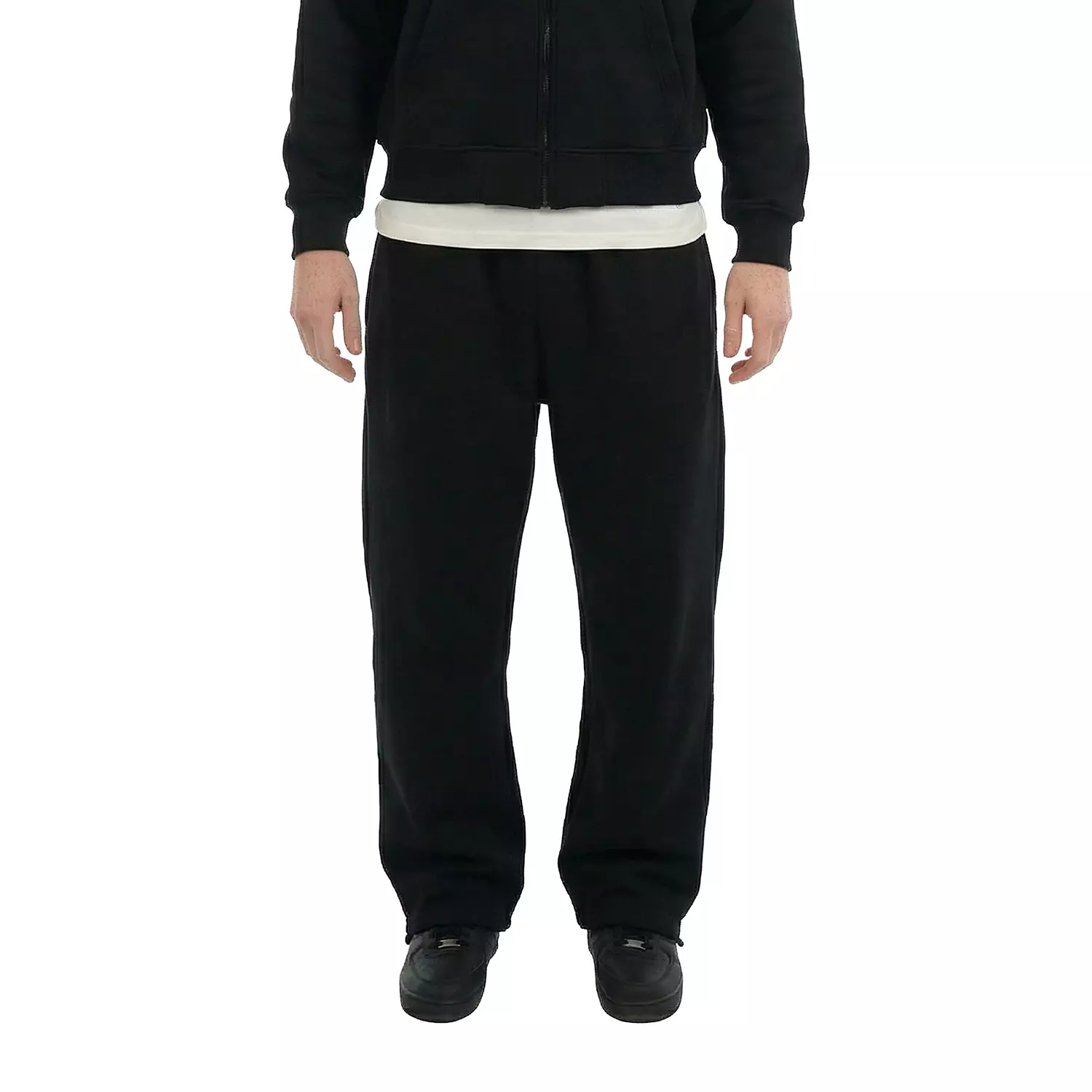cotton wide leg winter sweatpants  hover image