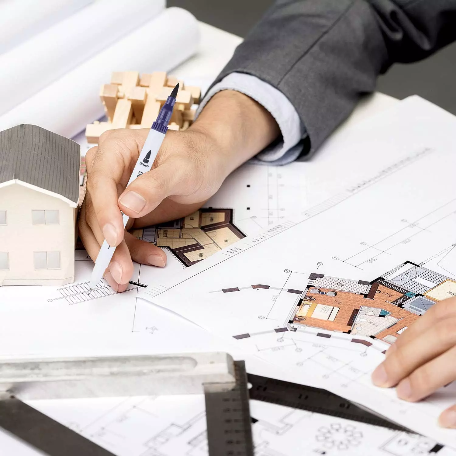  Watercolor Brush Marker Pen 6