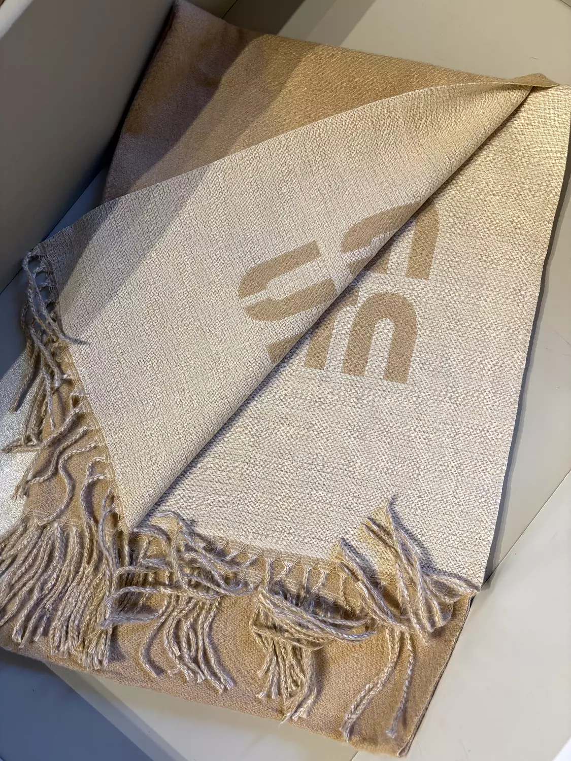 MIU MIU WOOL SHAWL 7