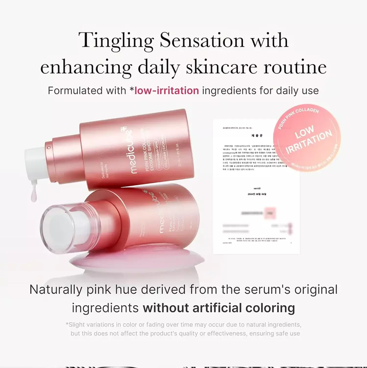 Medicube - PDRN Pink Collagen Exosome Shot Serum 7500 hover image