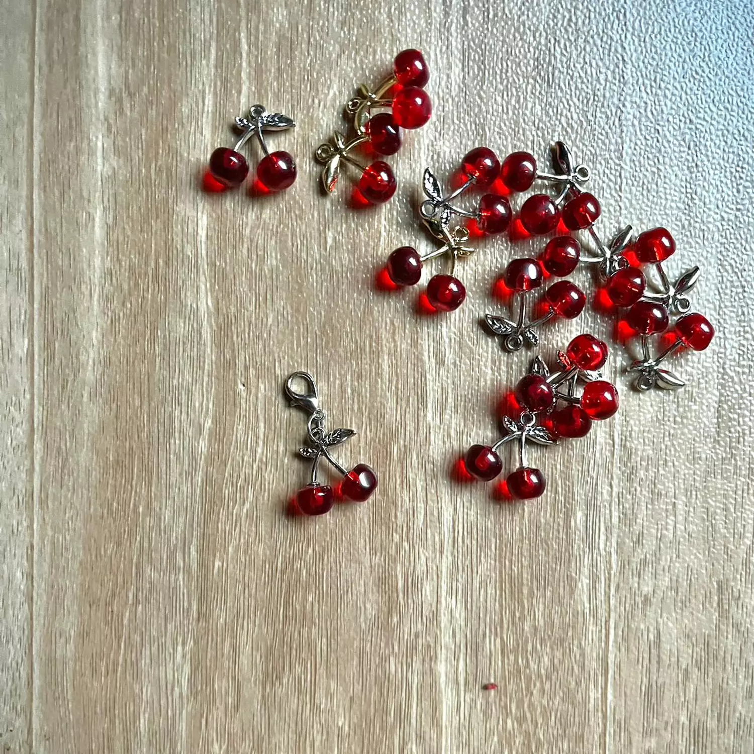 cherry silver charm image