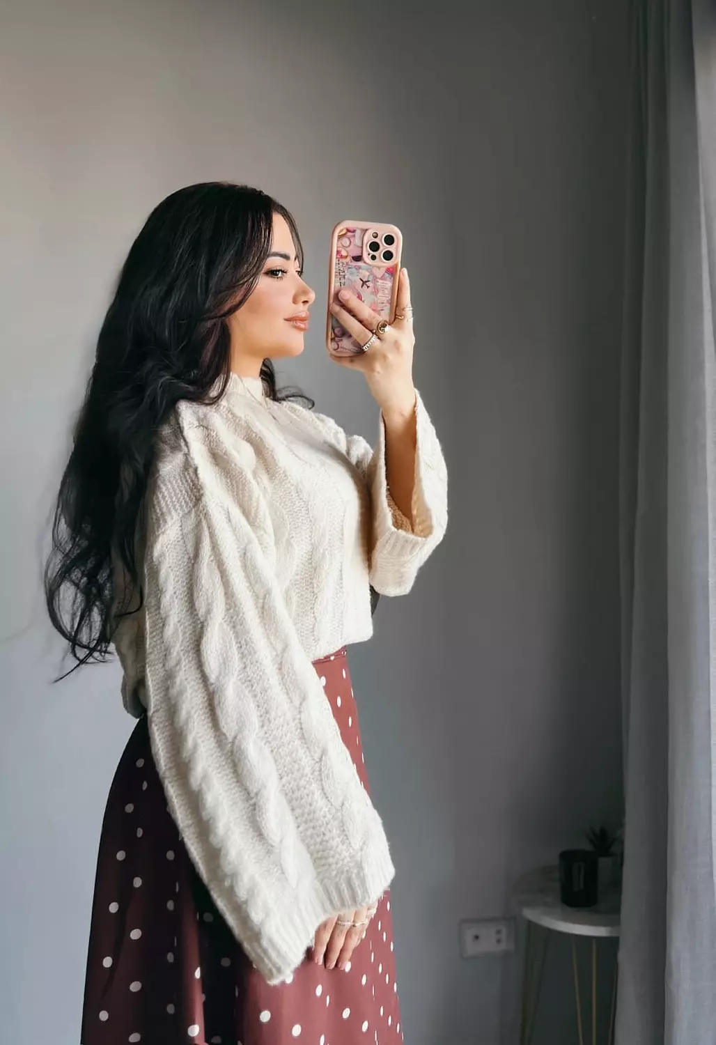 Wintry white Pullover  image